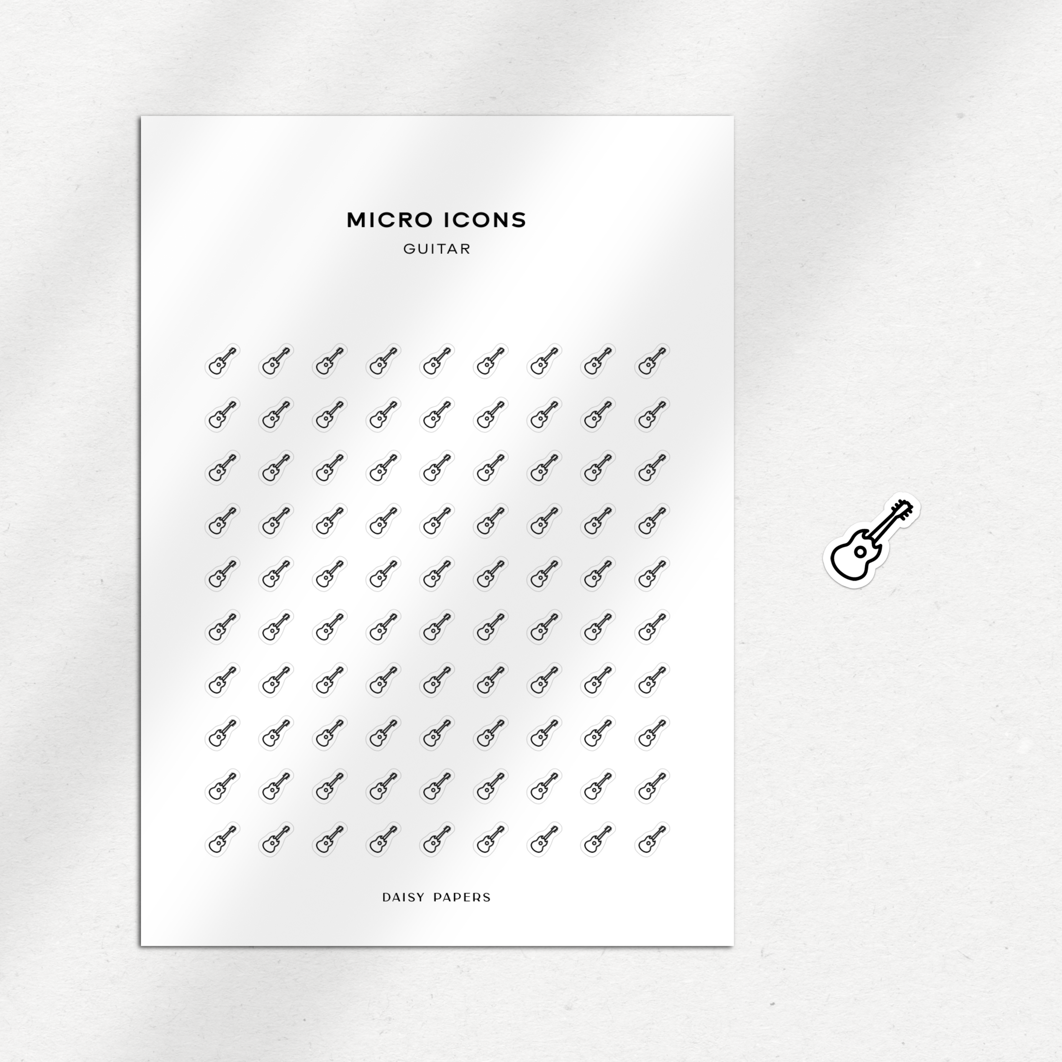 Micro Icons - Guitar