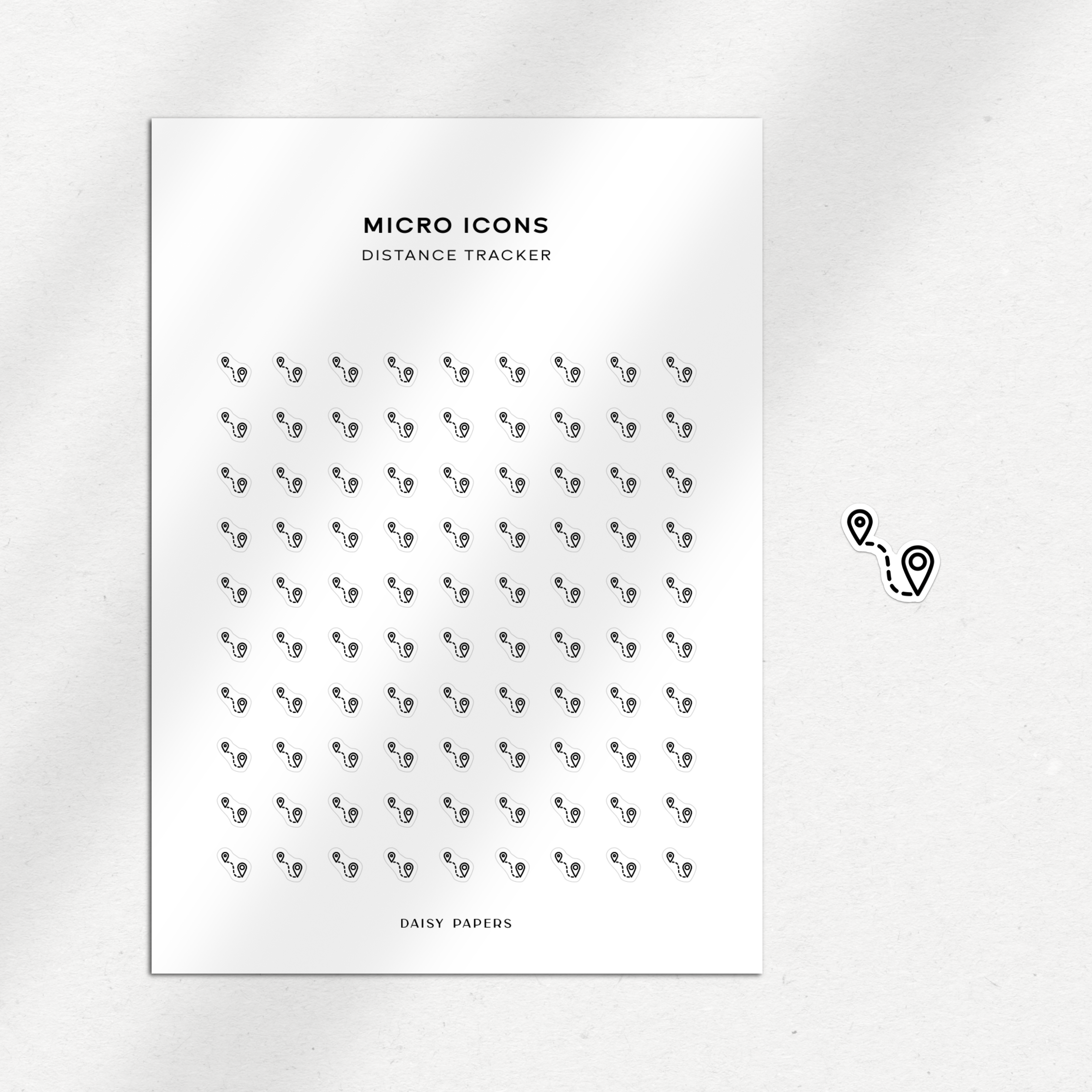 Micro Icons - Distance Tracker