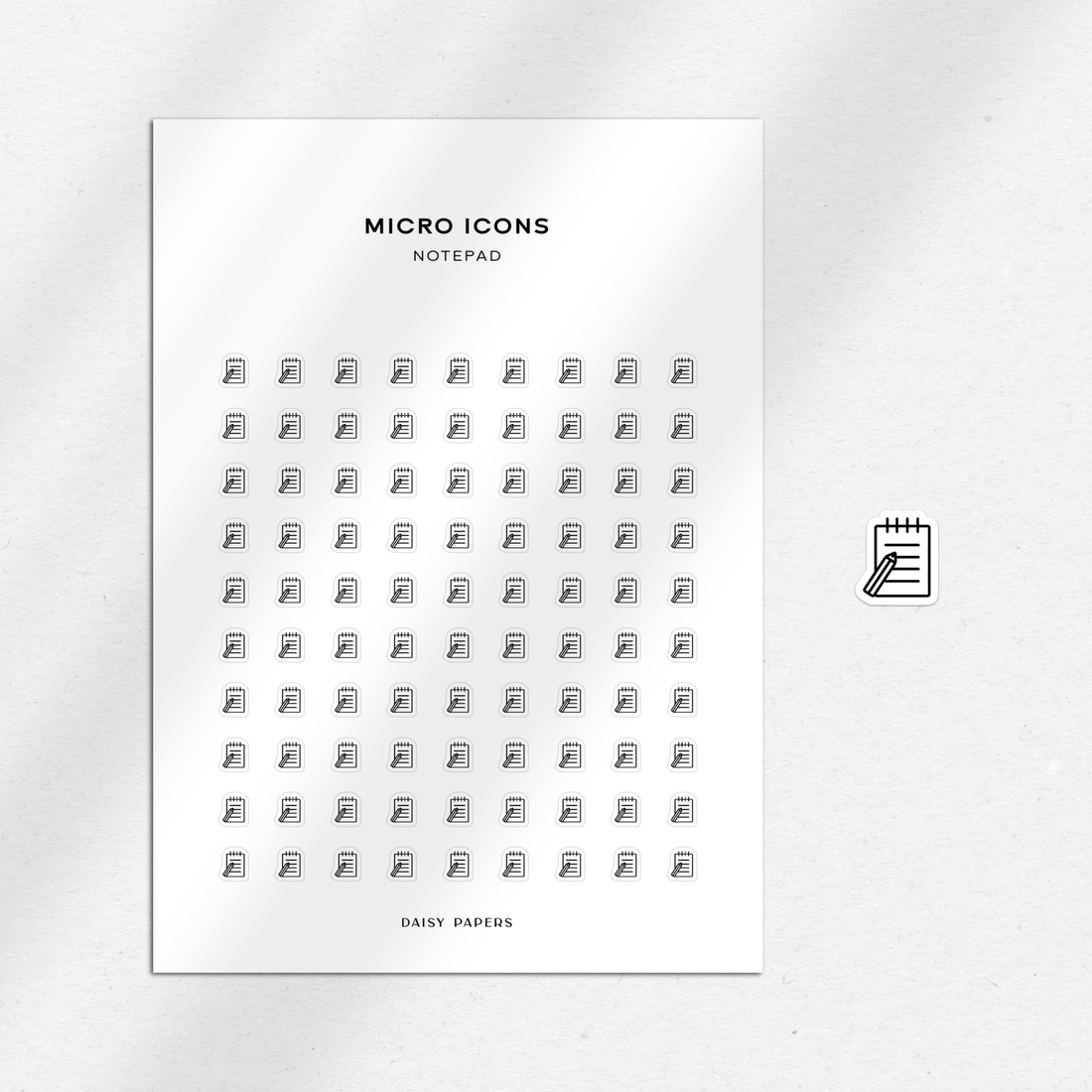 Micro Icons - Notepad
