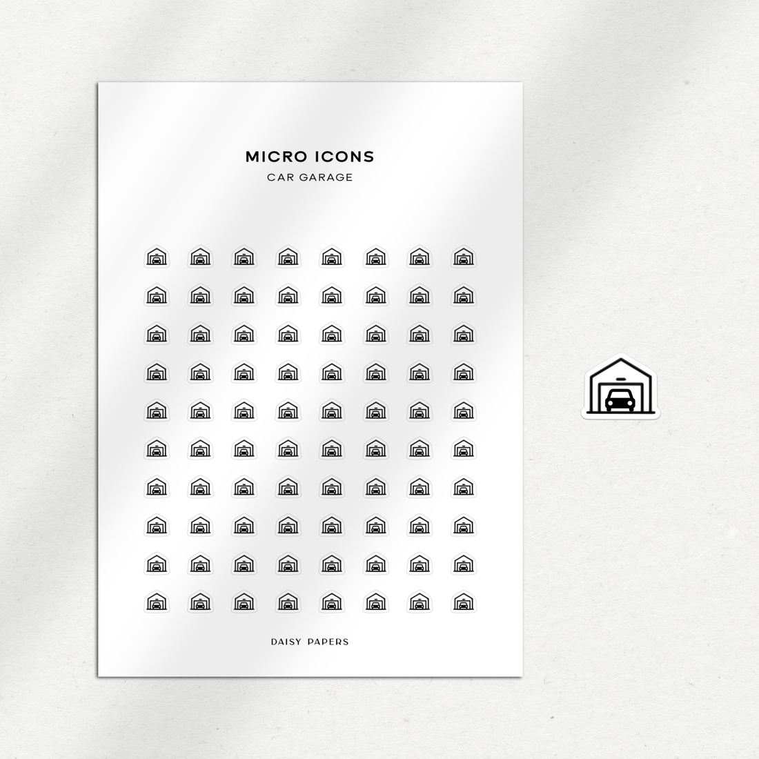 Micro Icons - Car Garage