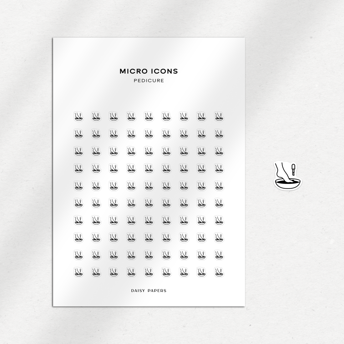 Micro Icons - Pedicure