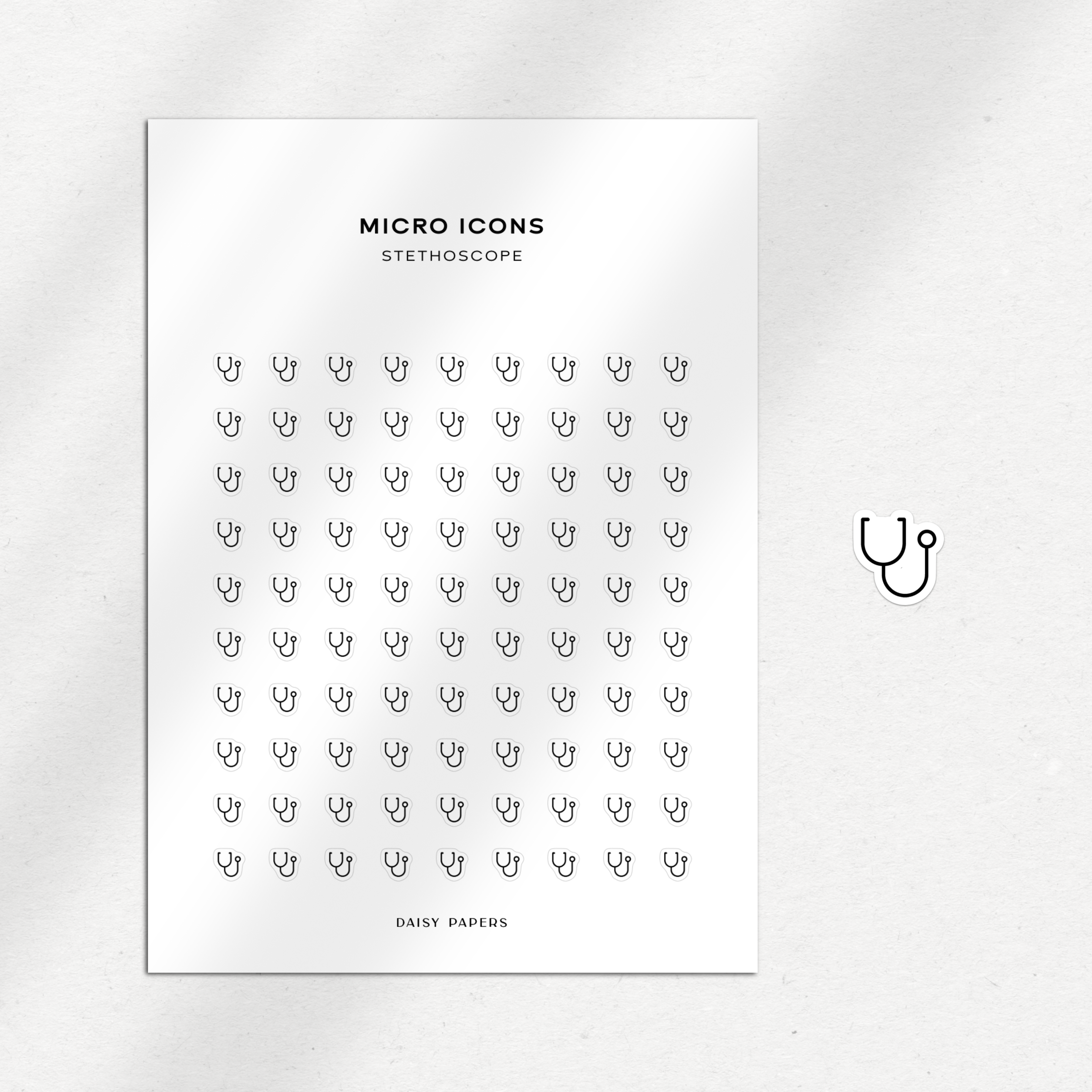 Micro Icons - Stethoscope
