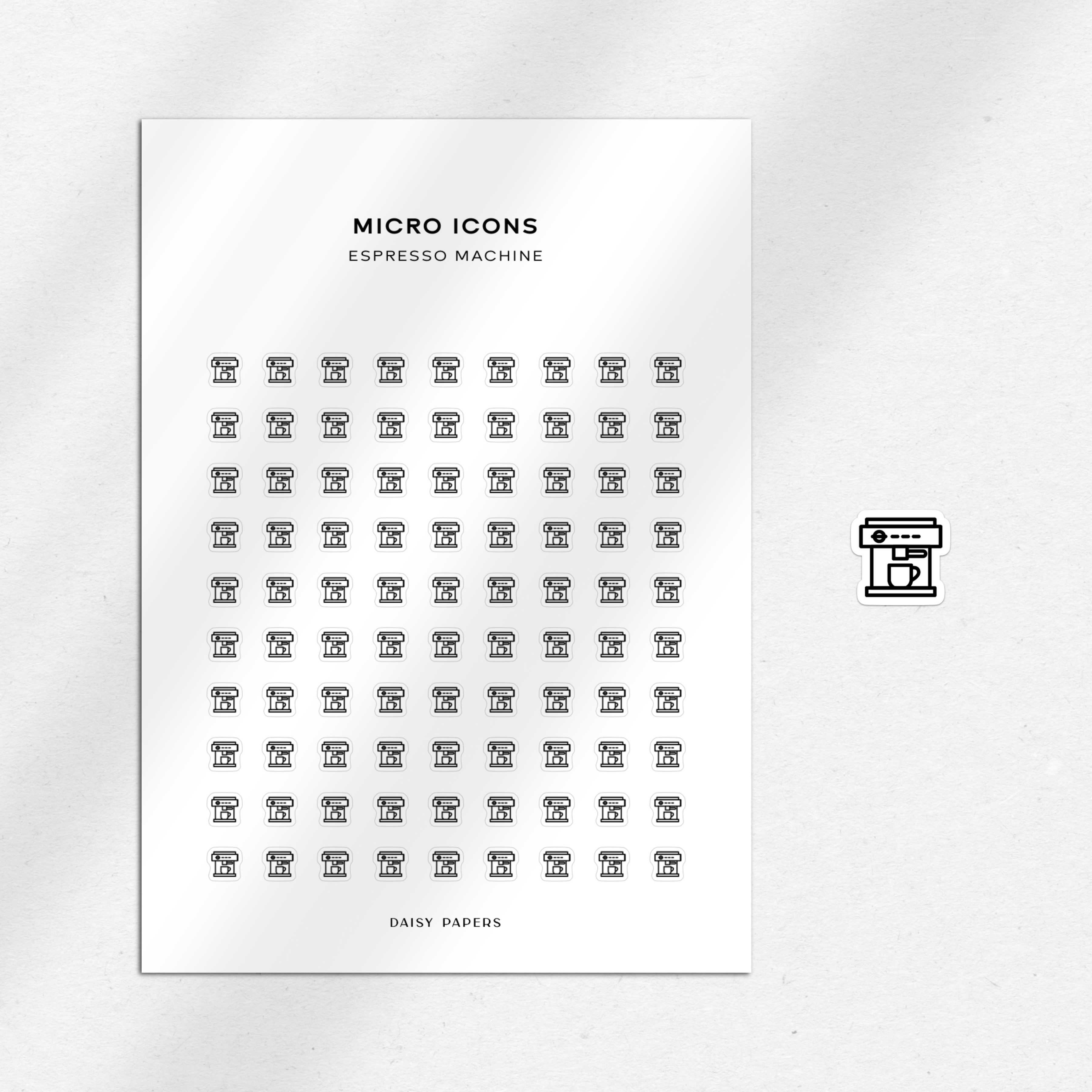 Micro Icons - Espresso Machine