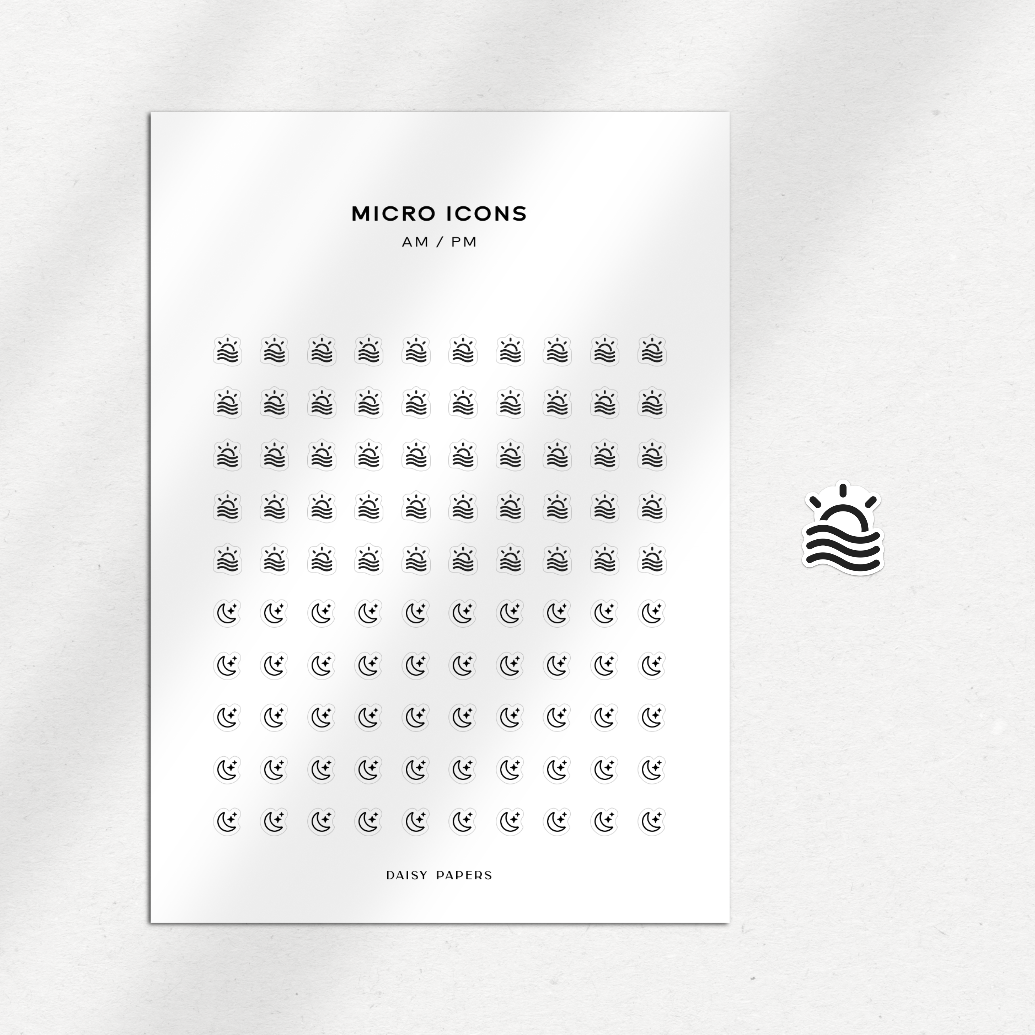 Micro Icons - Am /pm