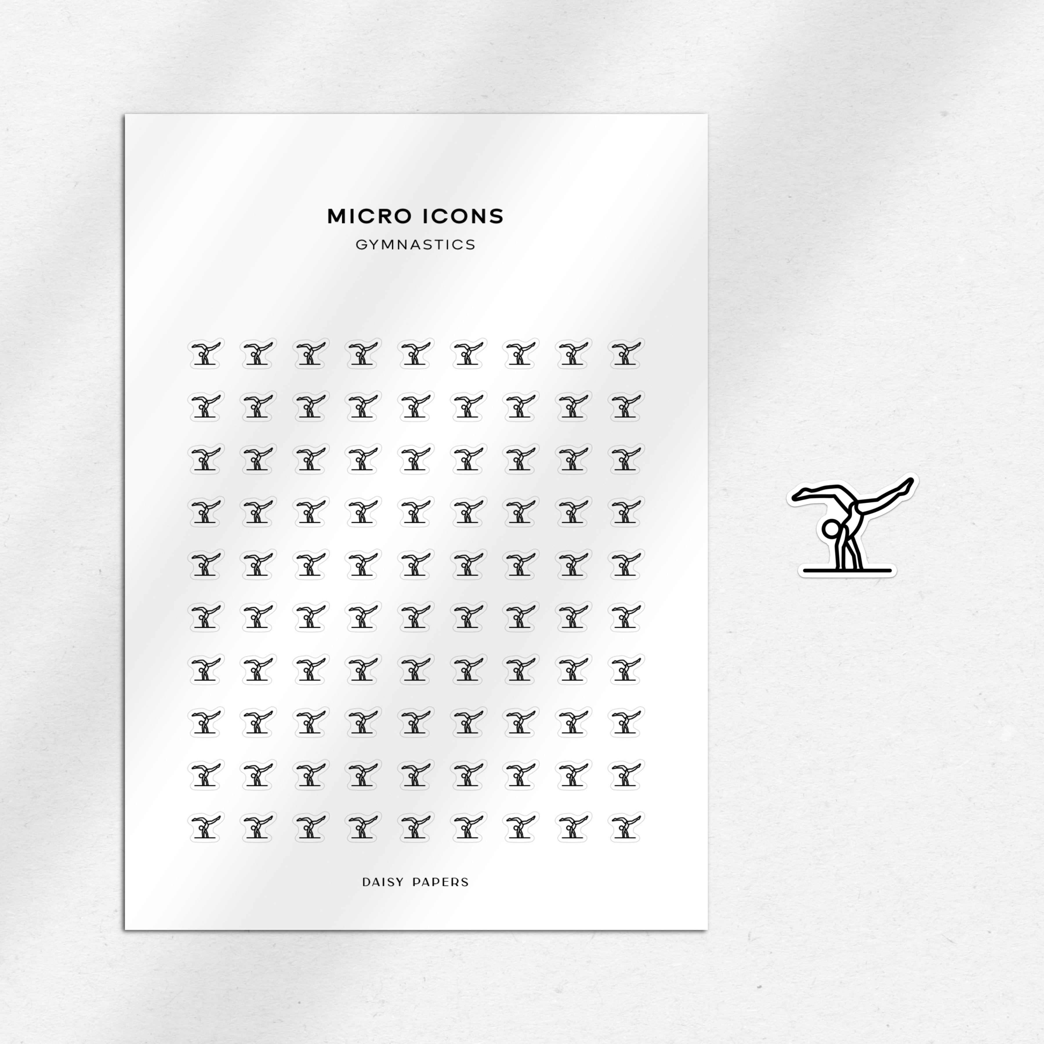Micro Icons - Gymnastics