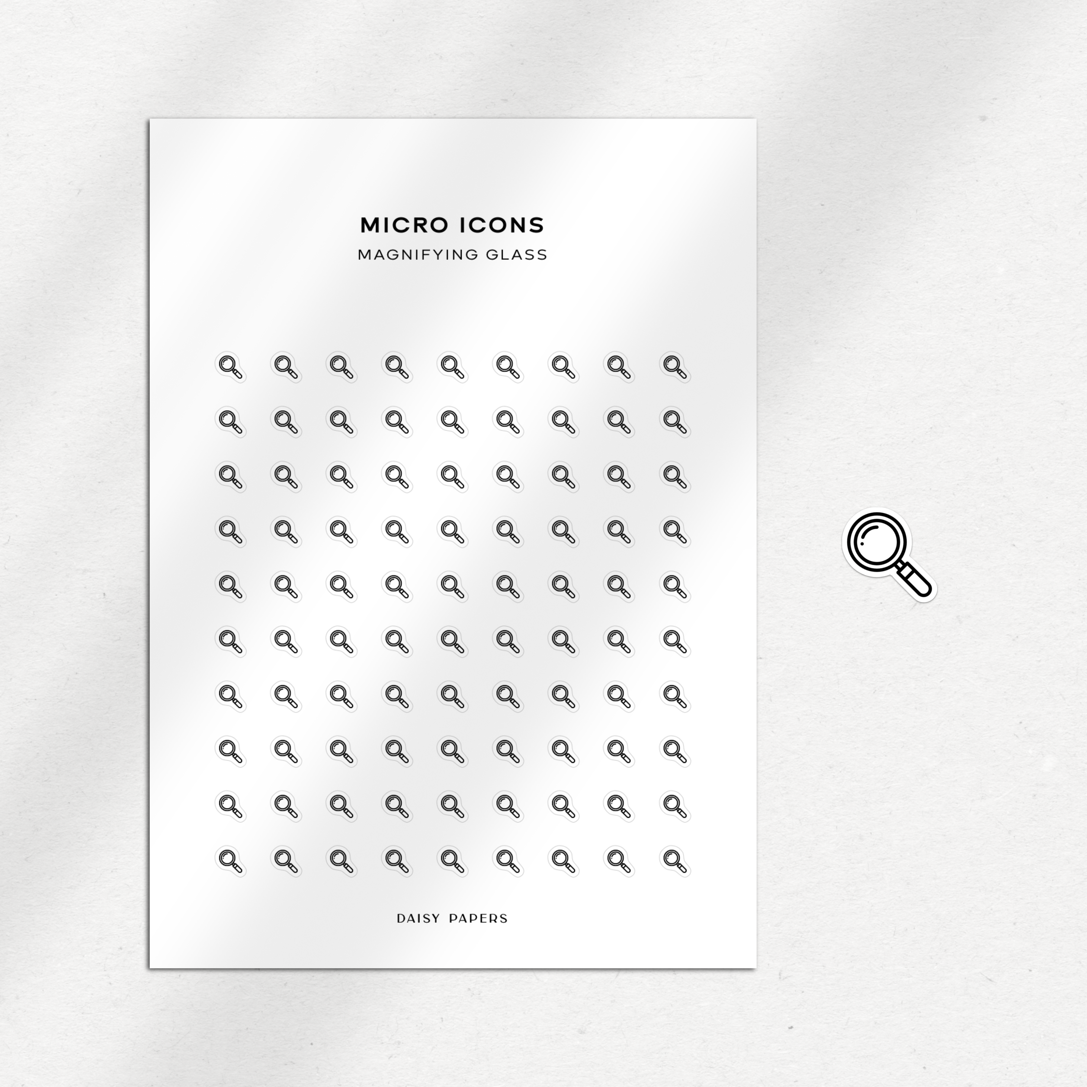 Micro Icons - Magnifying Glass
