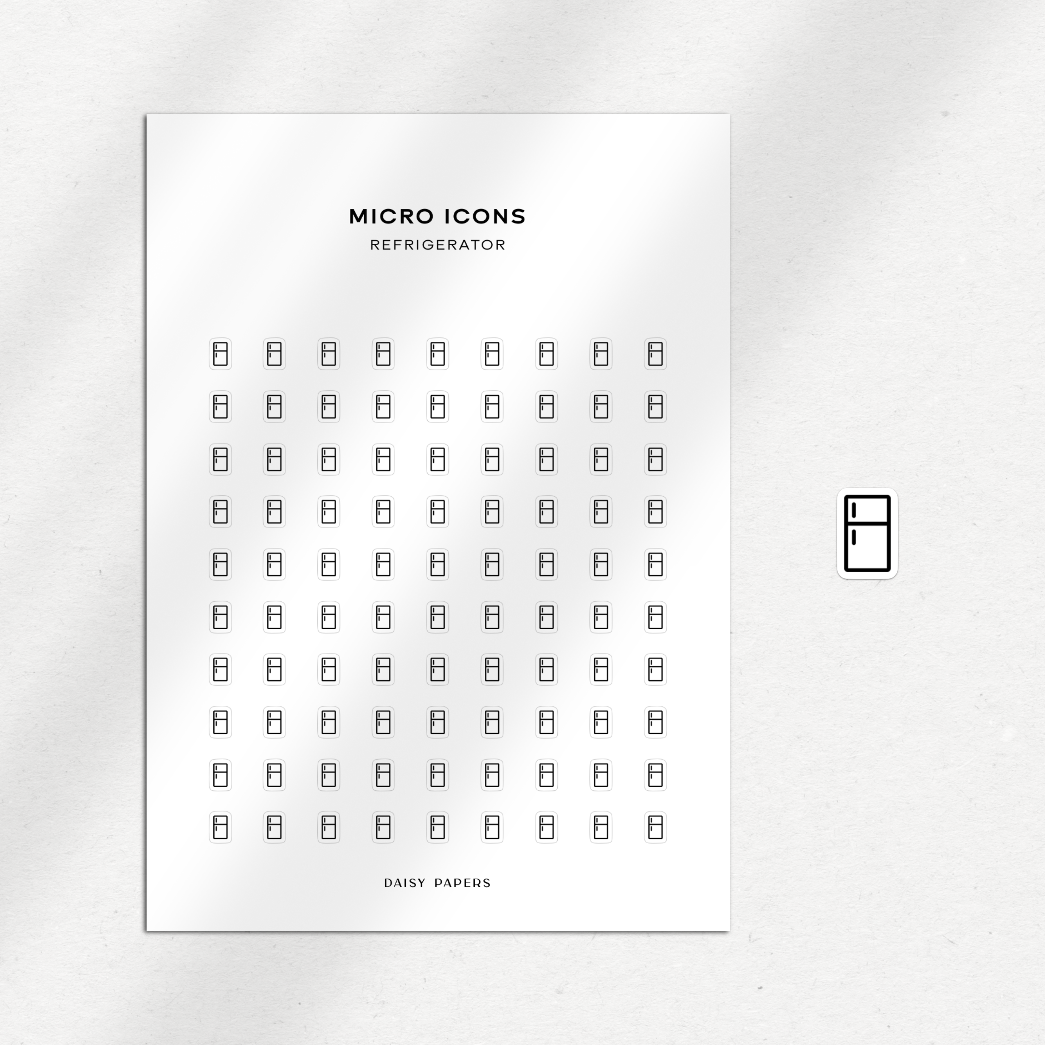 Micro Icons - Refrigerator