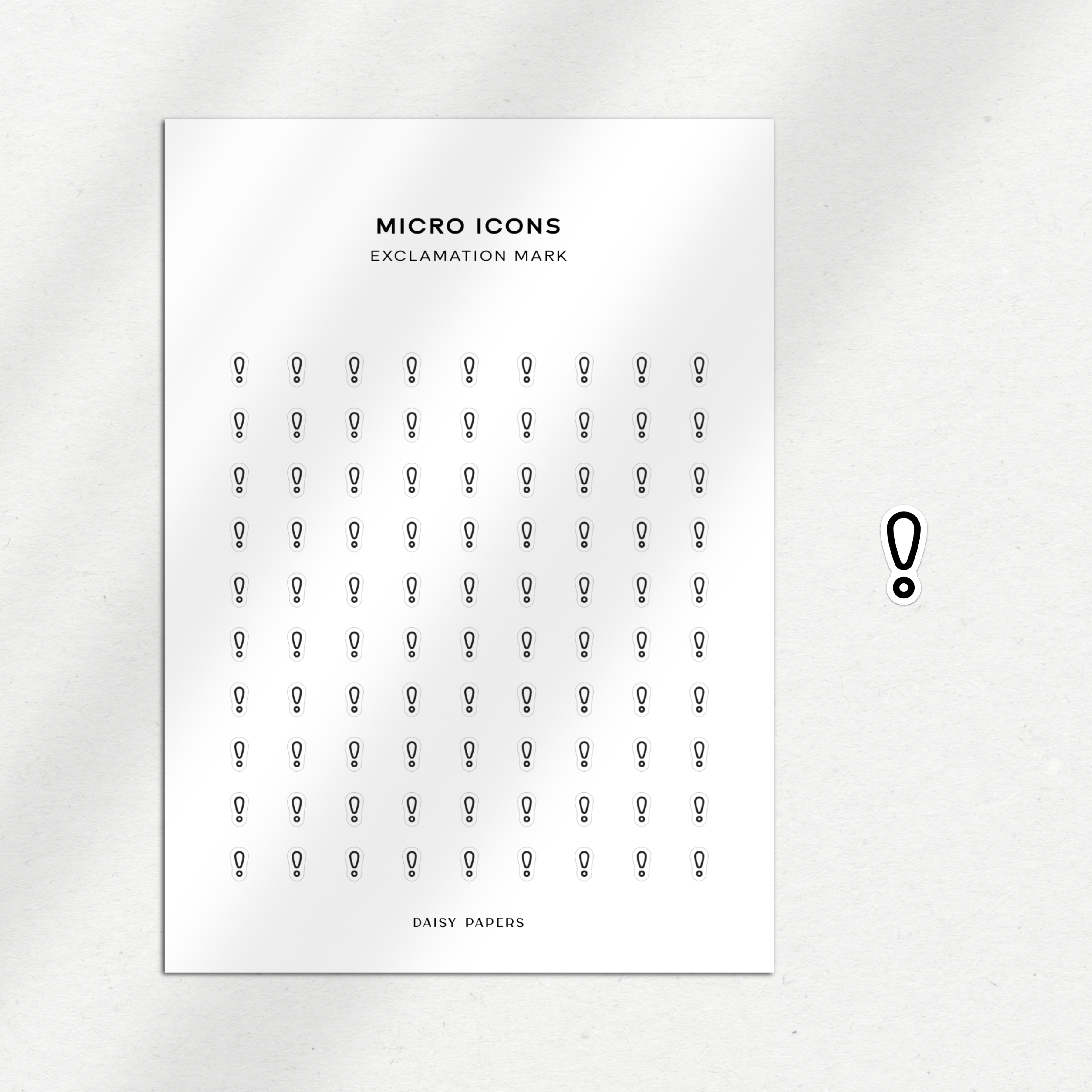 Micro Icons - Exclamation Mark