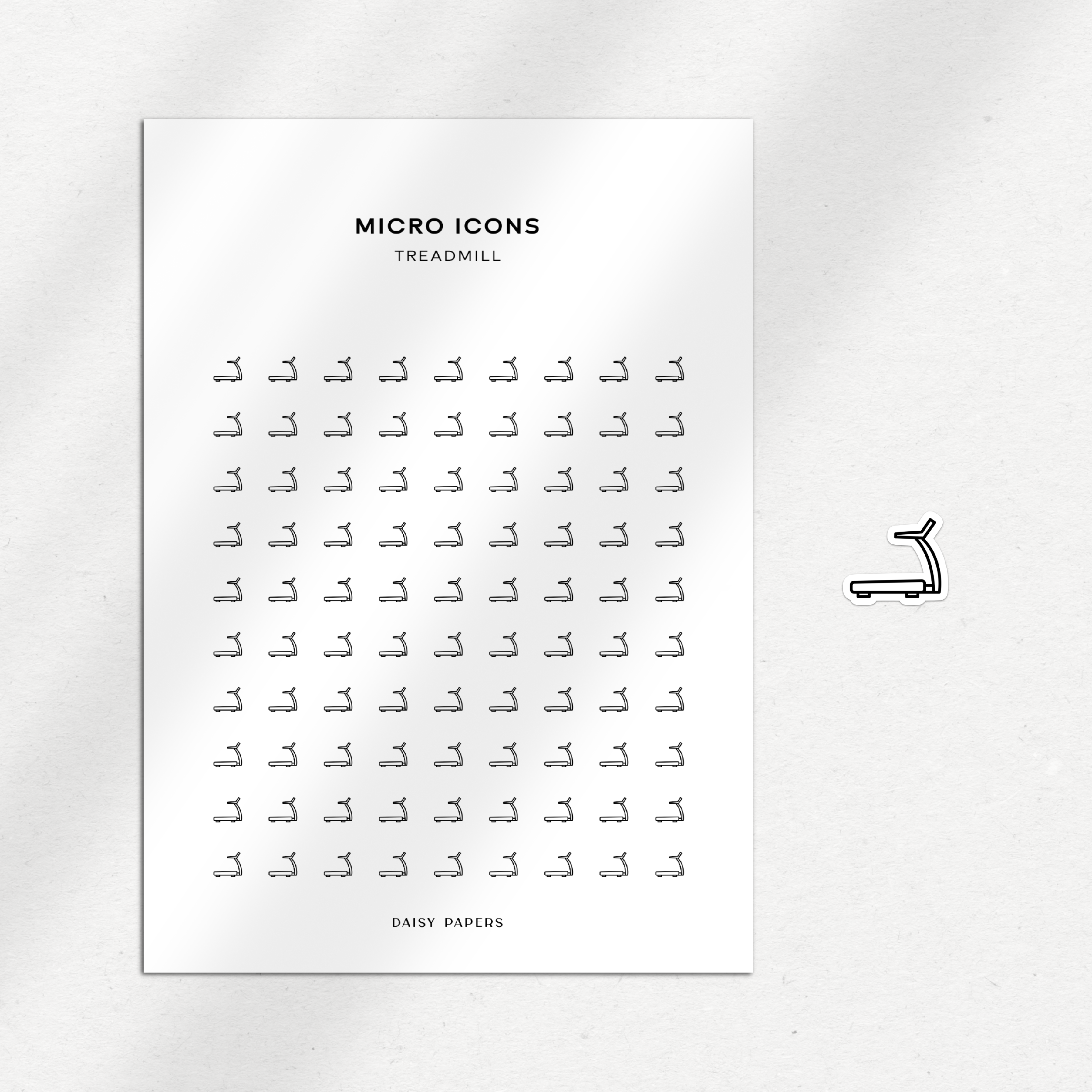 Micro Icons - Treadmill