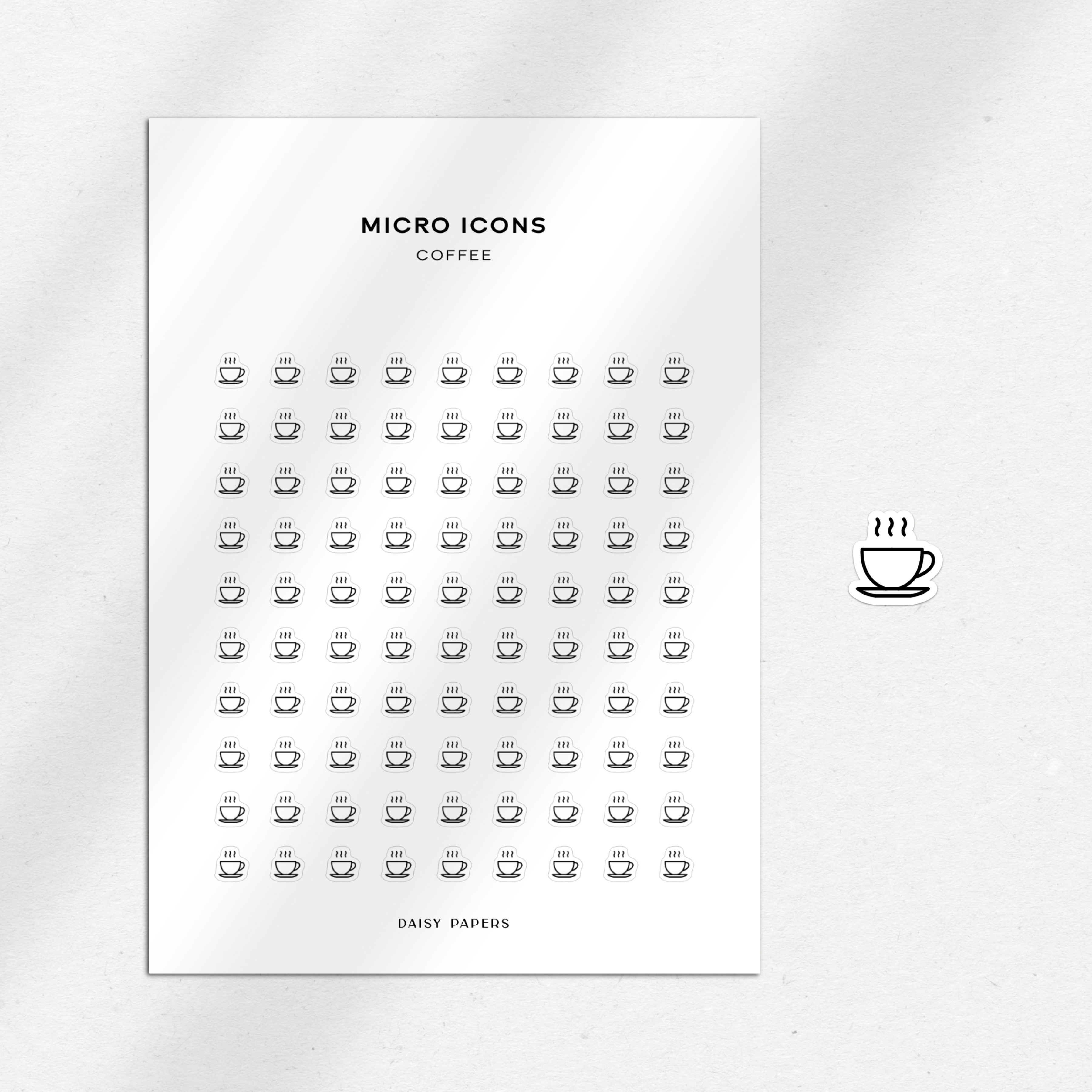 Micro Icons - Coffee
