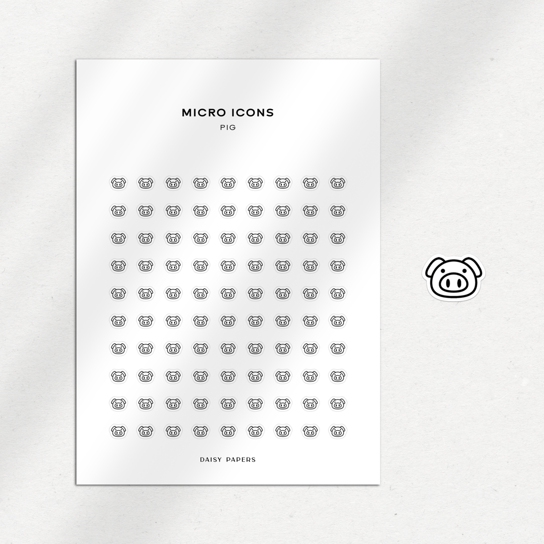 Micro Icons - Pig