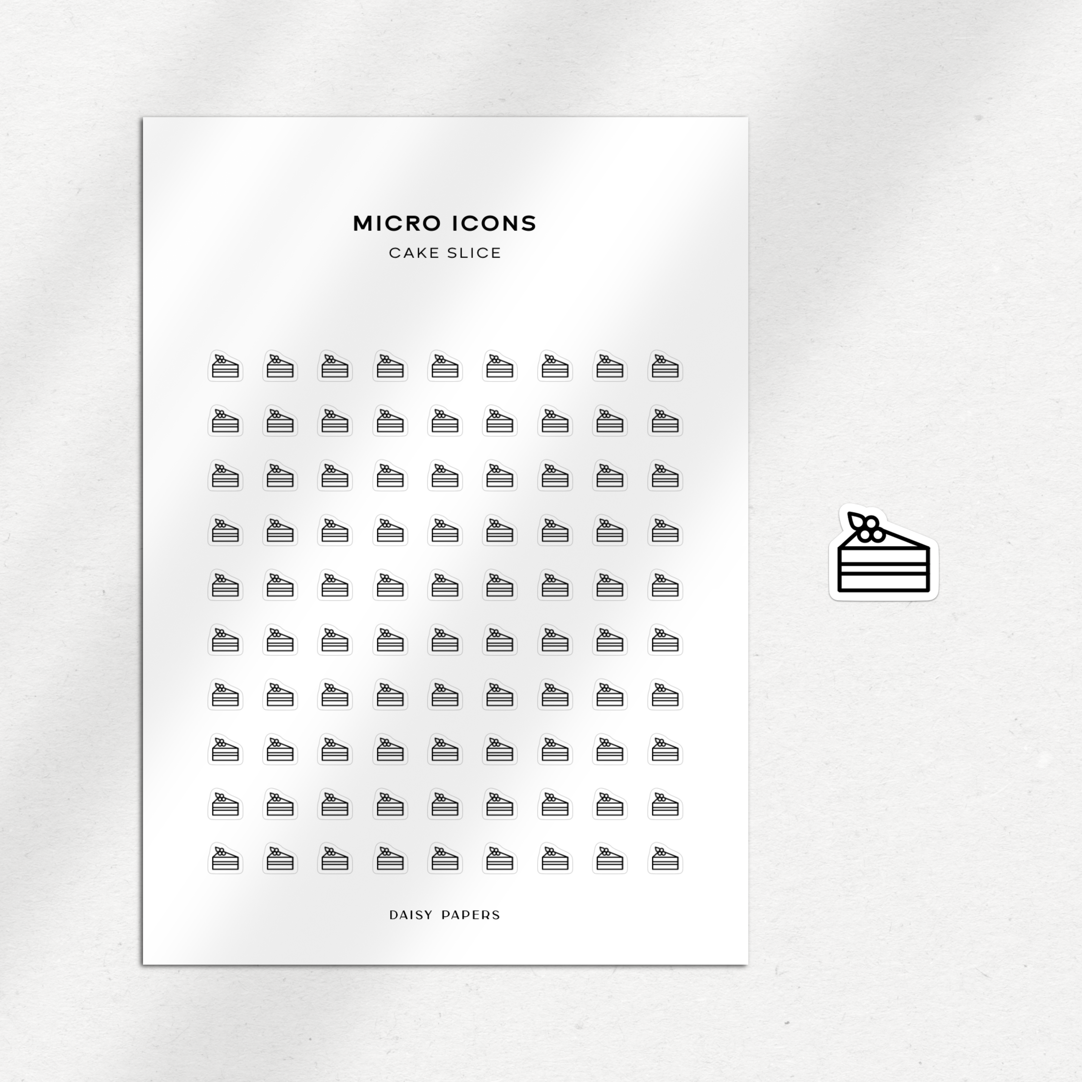 Micro Icons - Cake Slice