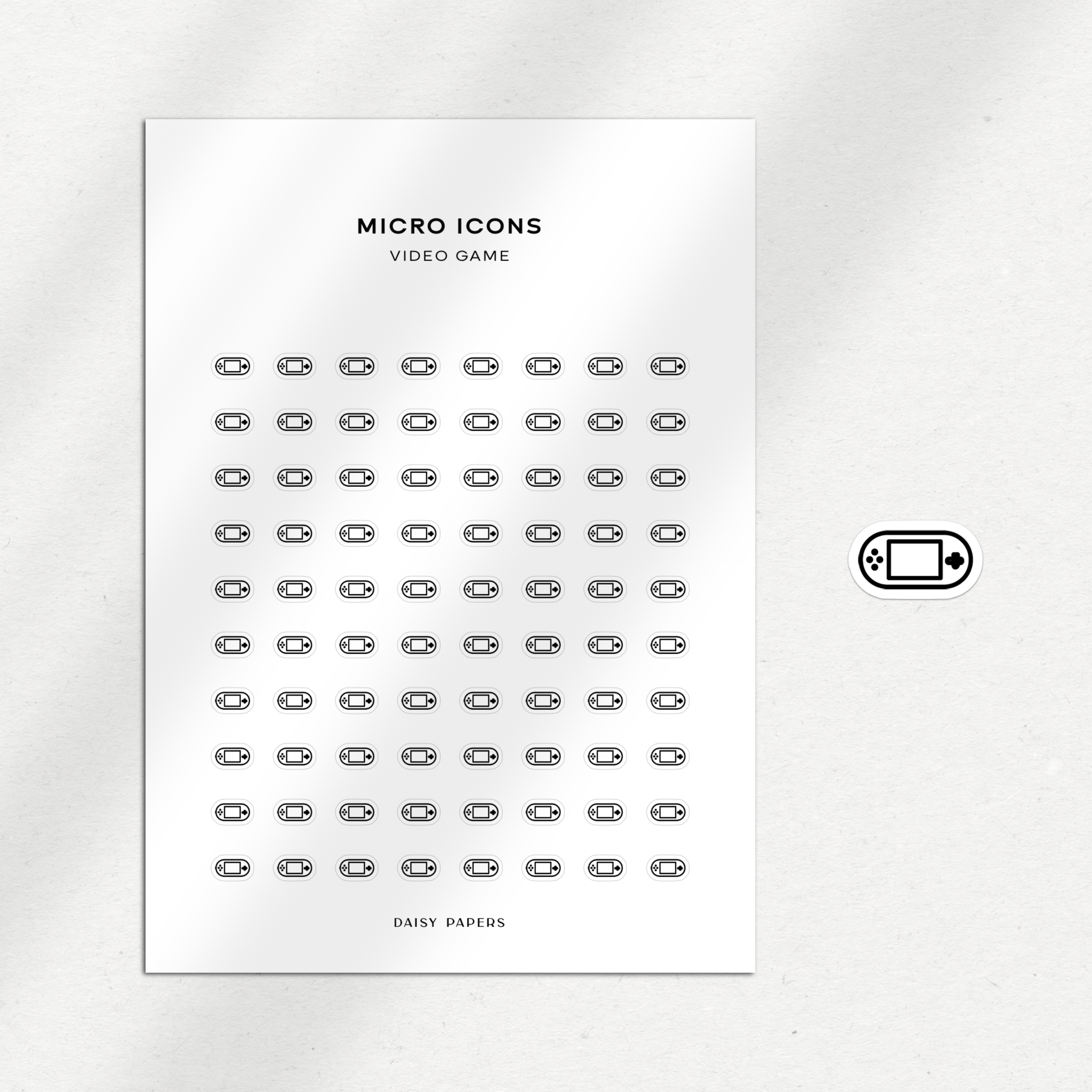 Micro Icons - Video Game
