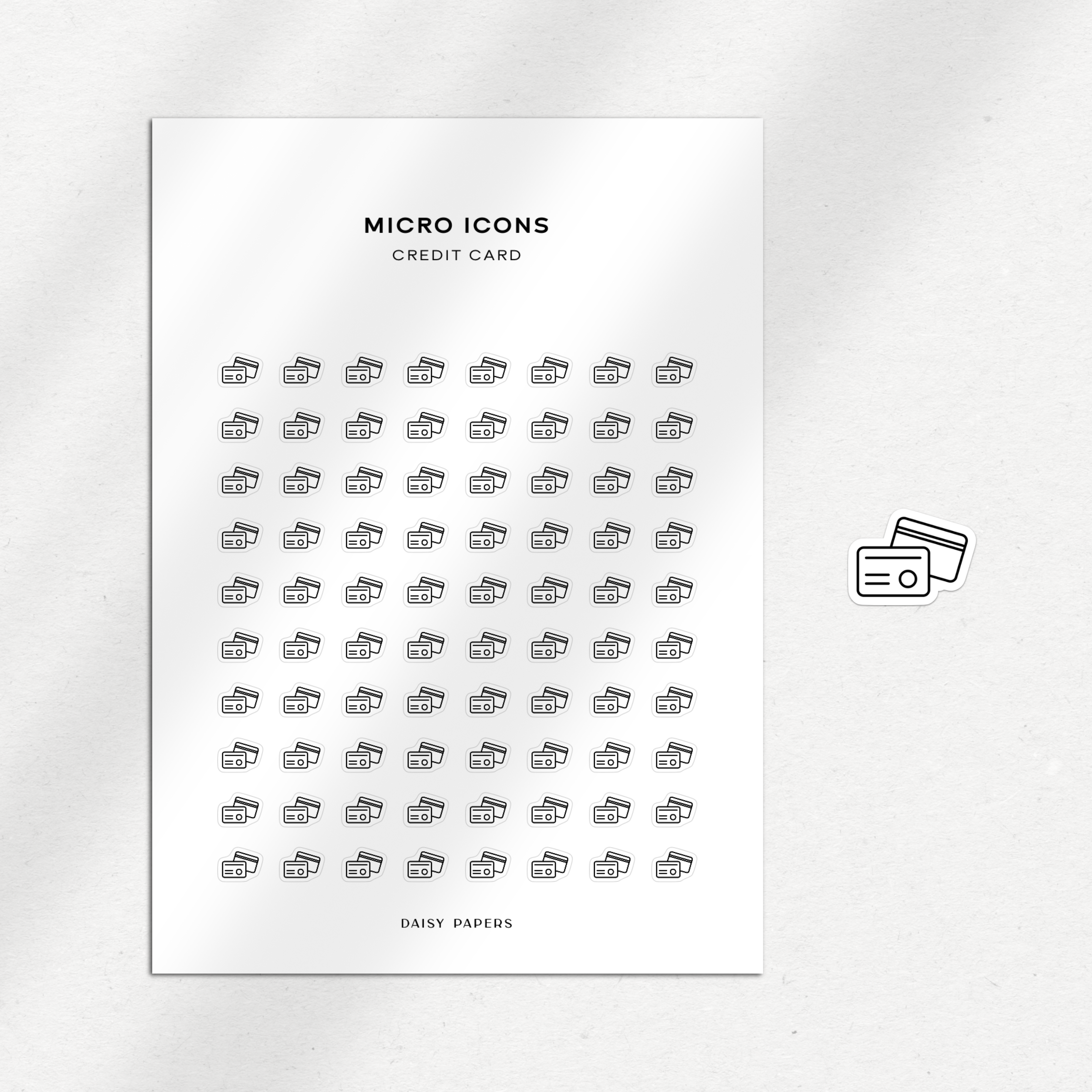 Micro Icons - Credit Card