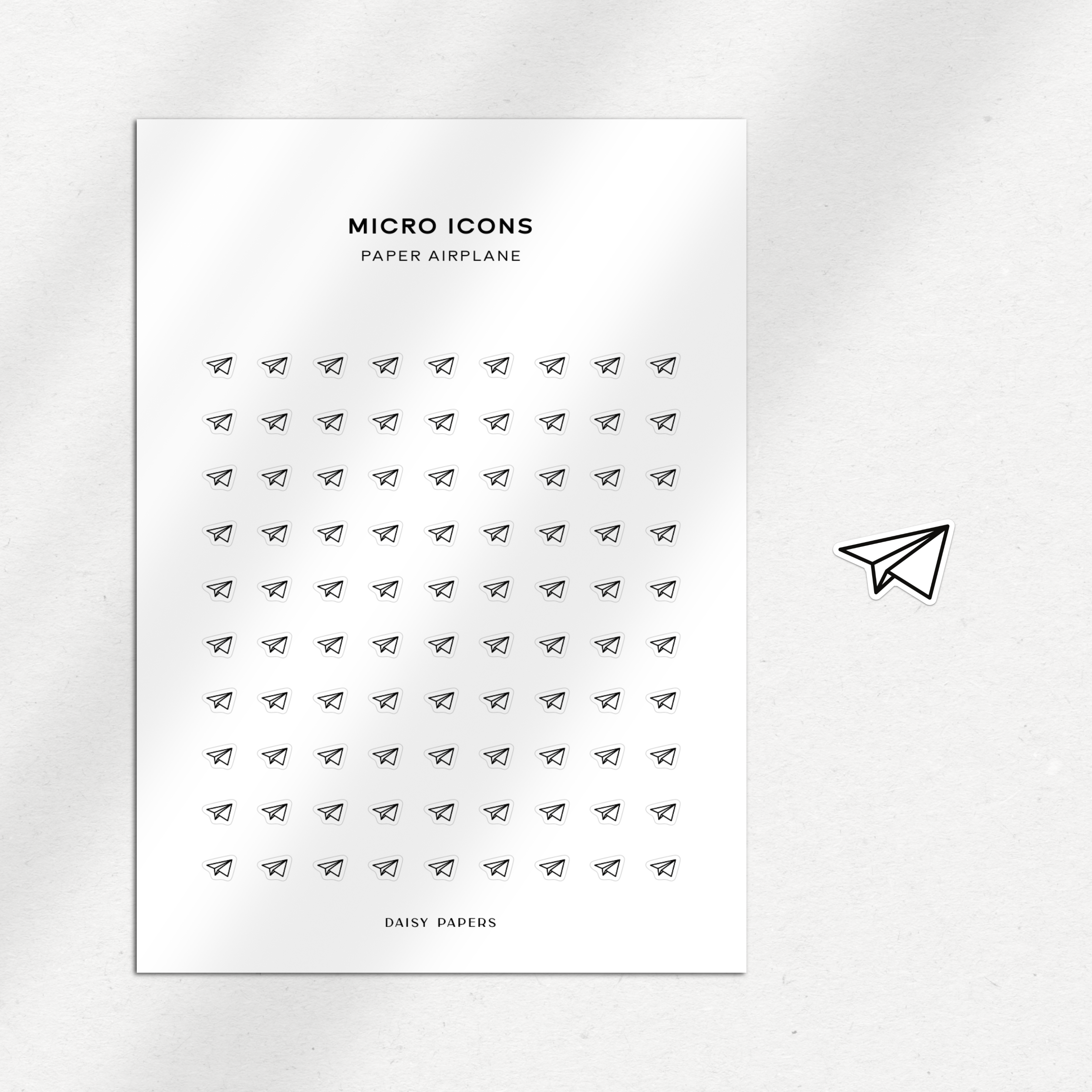 Micro Icons - Paper Airplane