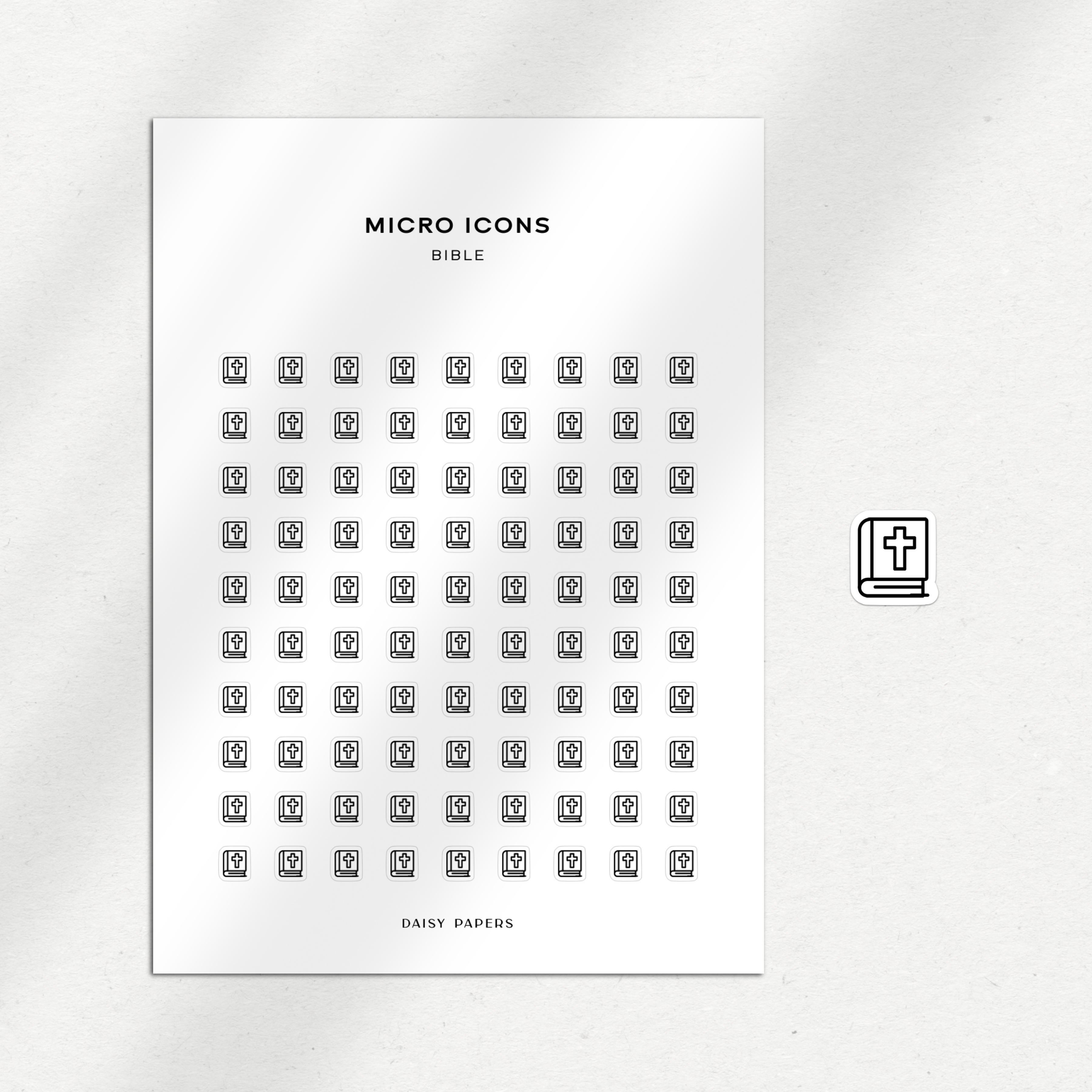Micro Icons - Bible