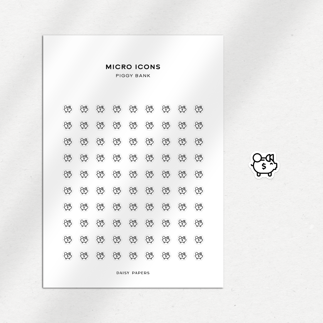 Micro Icons - Piggy Bank