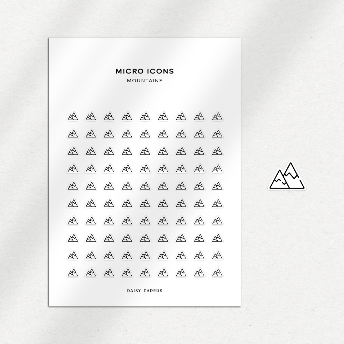 Micro Icons - Mountains