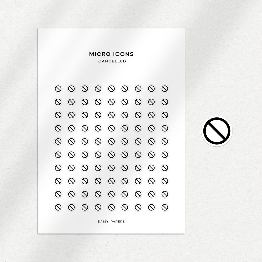 Micro Icon - Cancelled