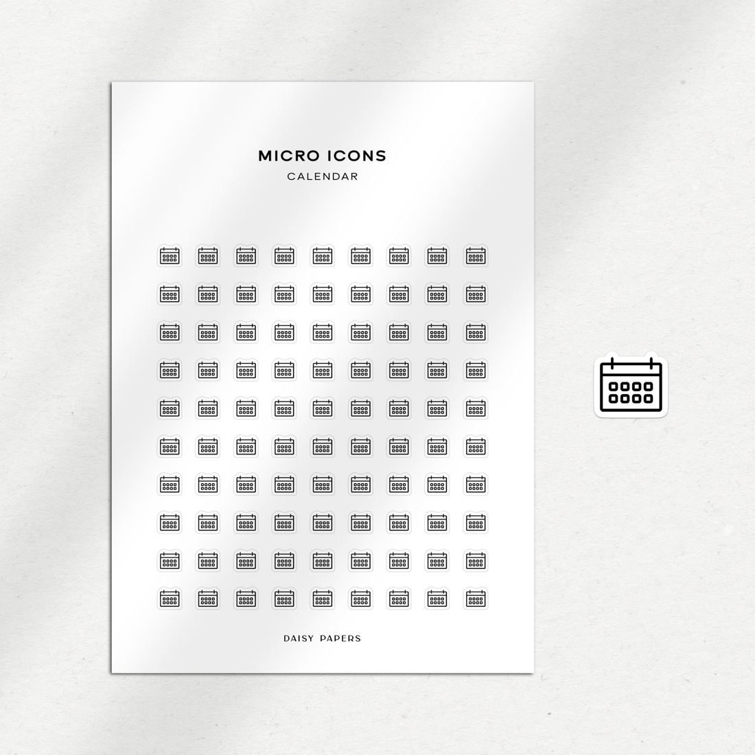 Micro Icons - Calendar