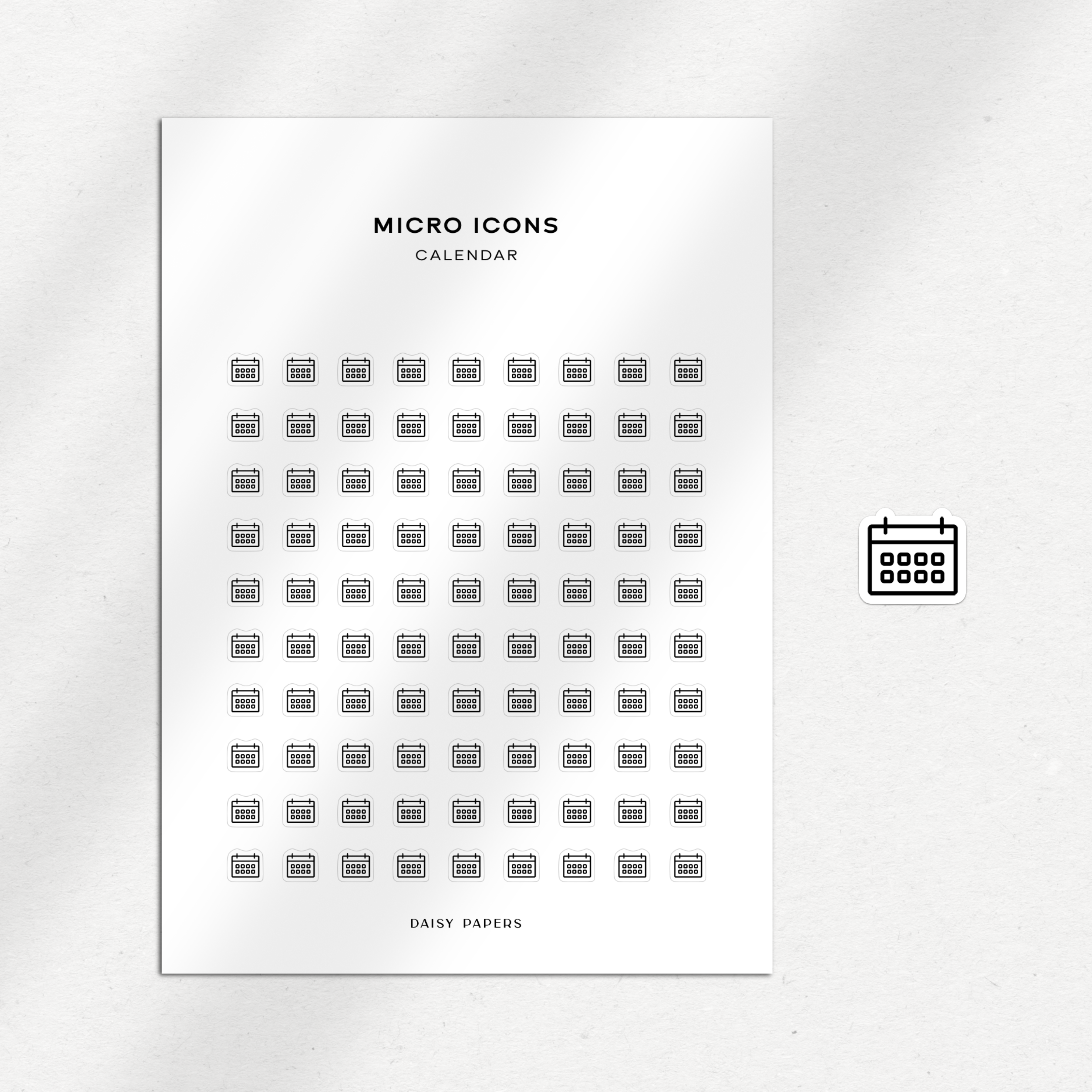 Micro Icons - Calendar