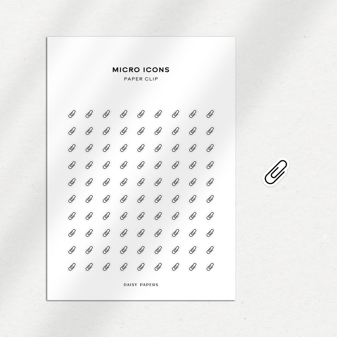 Micro Icons - Paper Clip