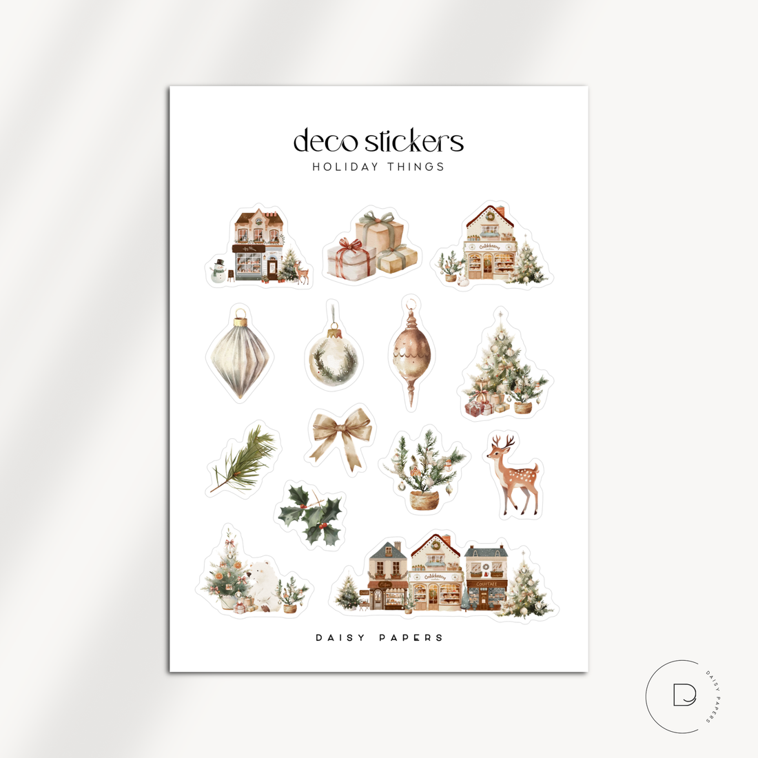 Deco Stickers - Holiday Edition | Holiday Things