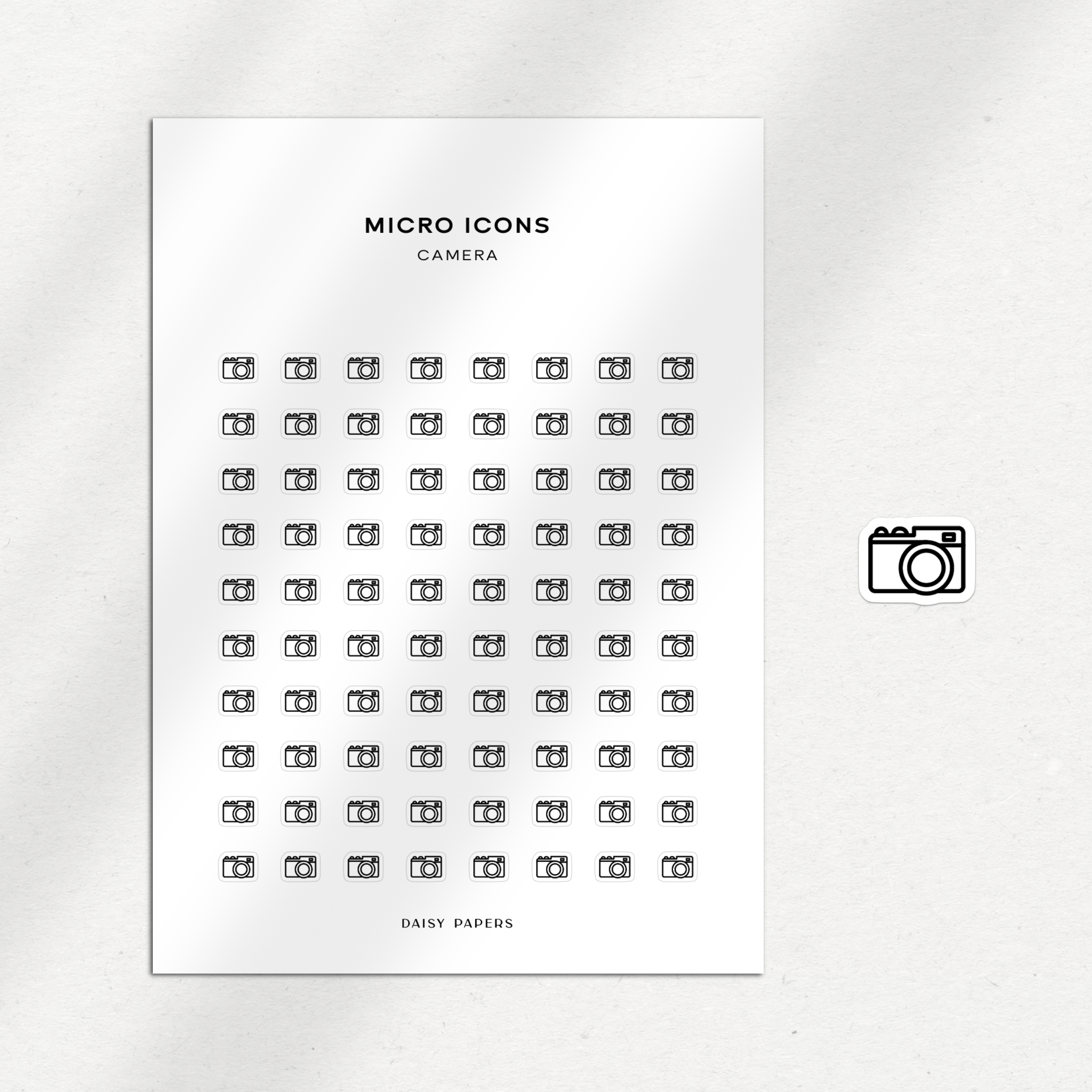 Micro Icons - Camera