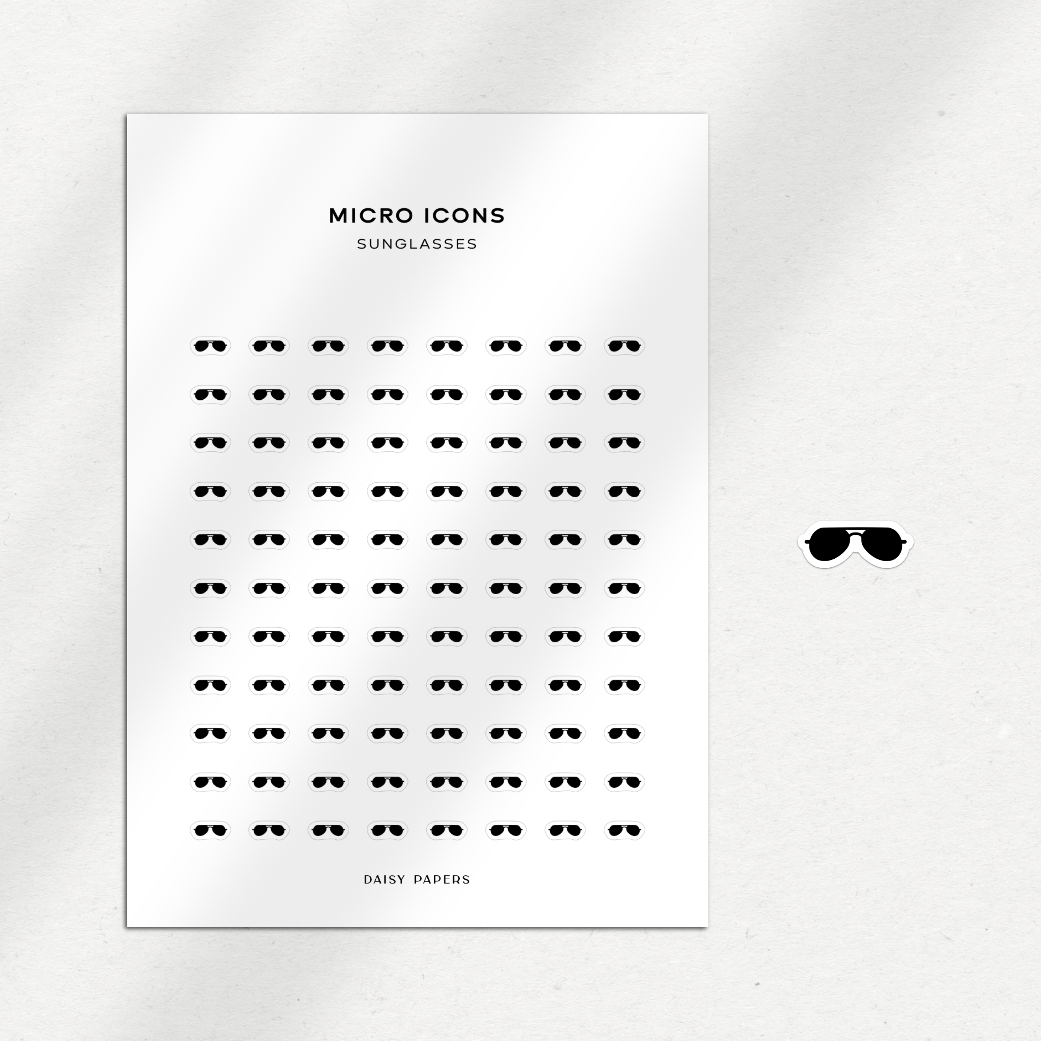 Micro Icons - Sunglasses