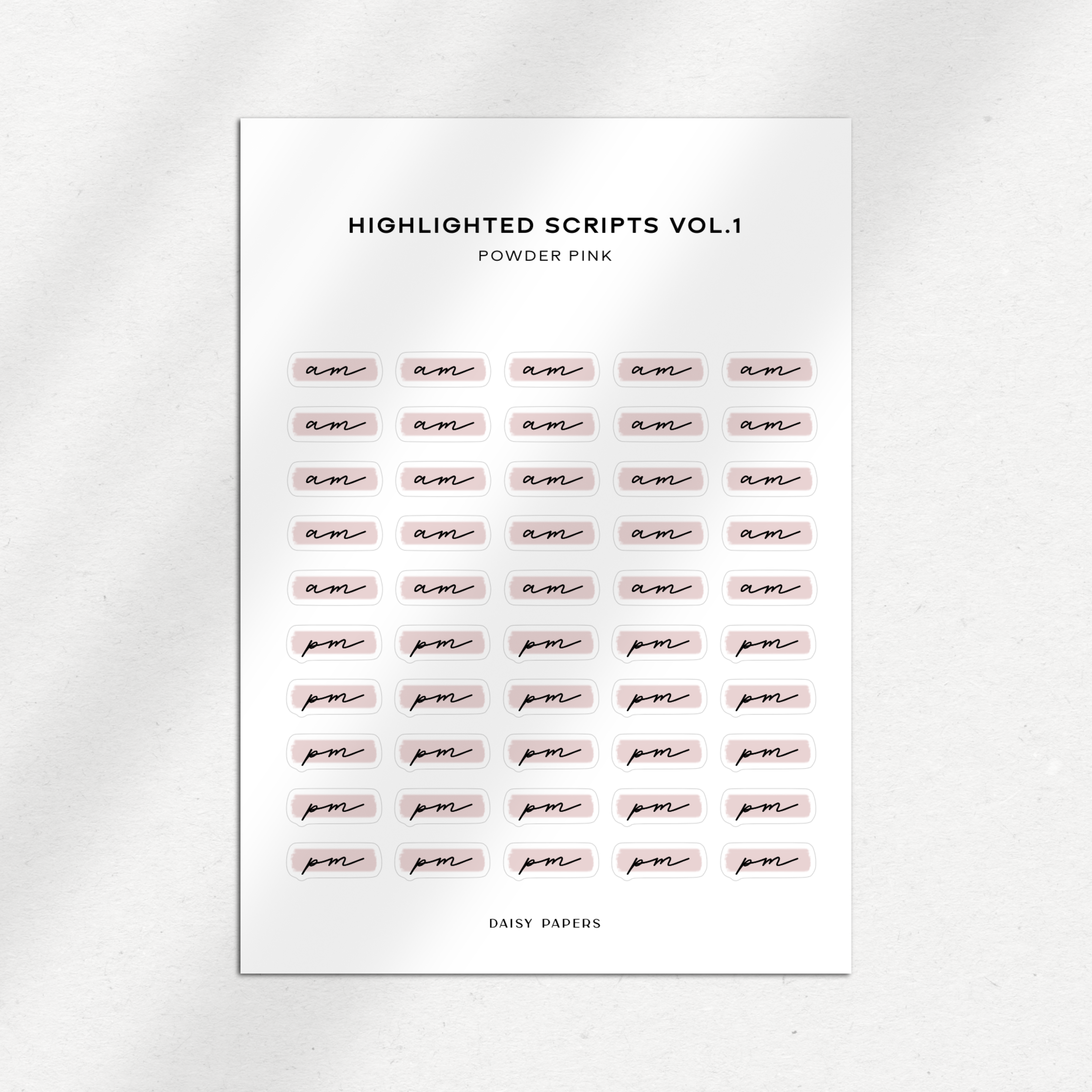 Highlighted Scripts Vol. 1