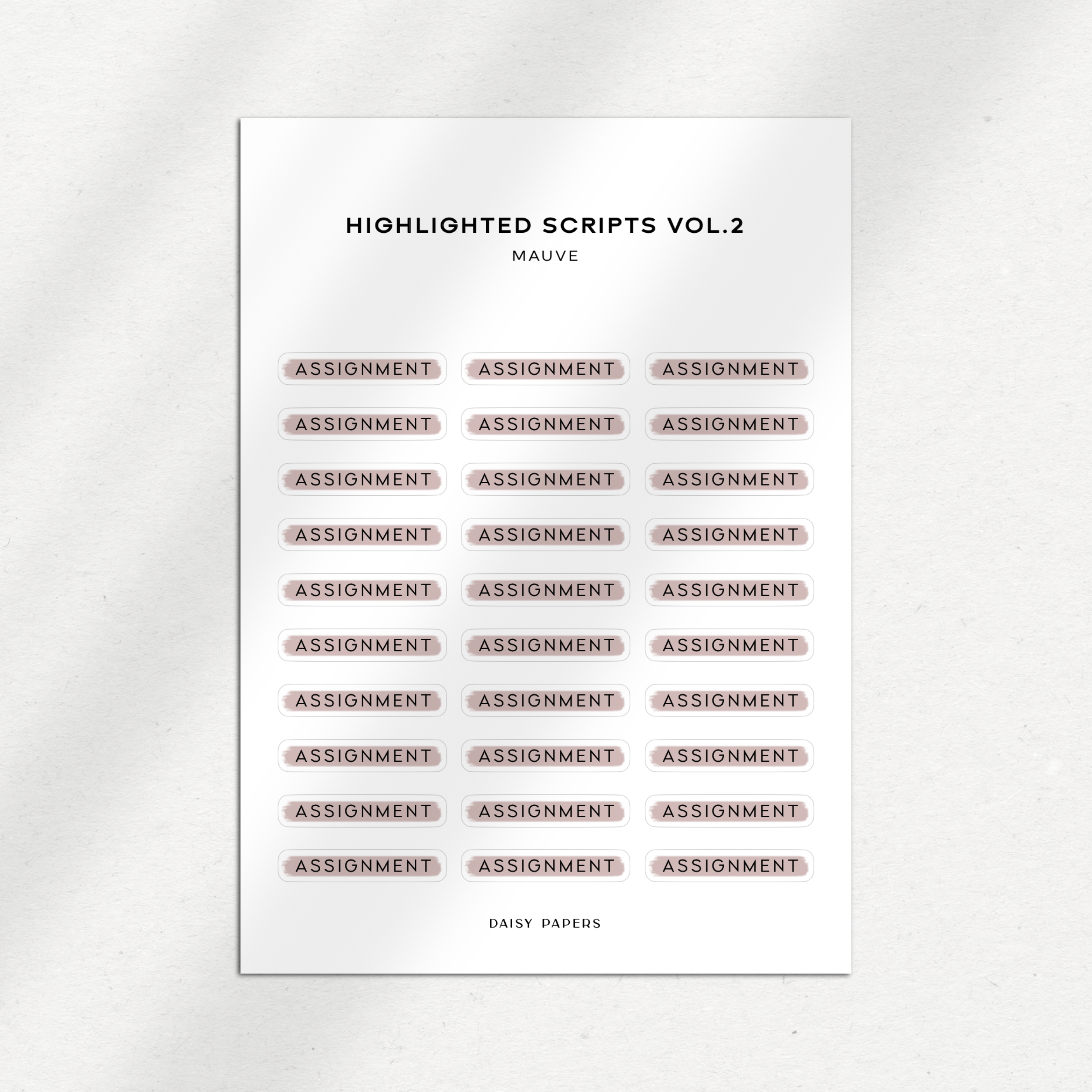 Highlighted Scripts Vol. 2