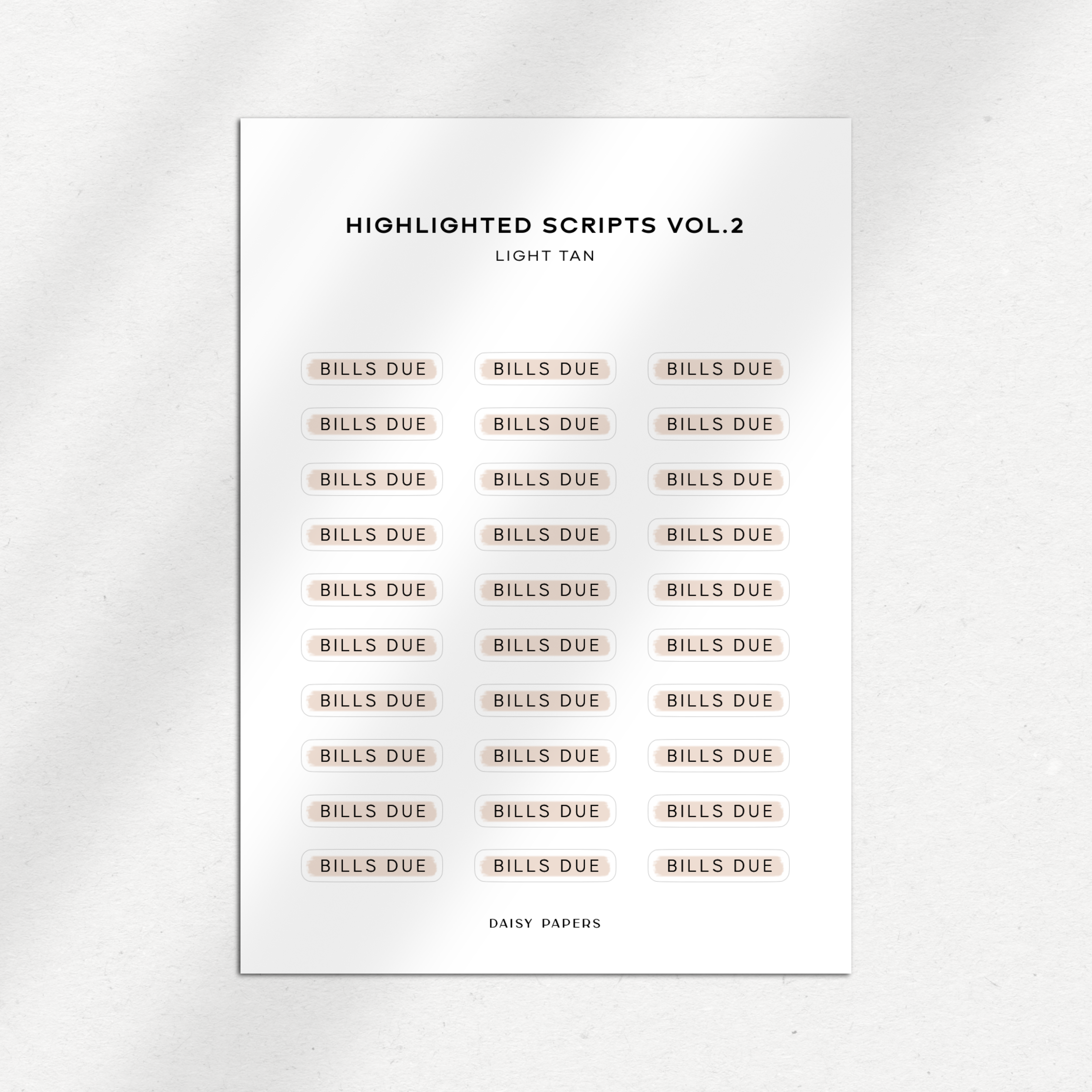 Highlighted Scripts Vol. 2