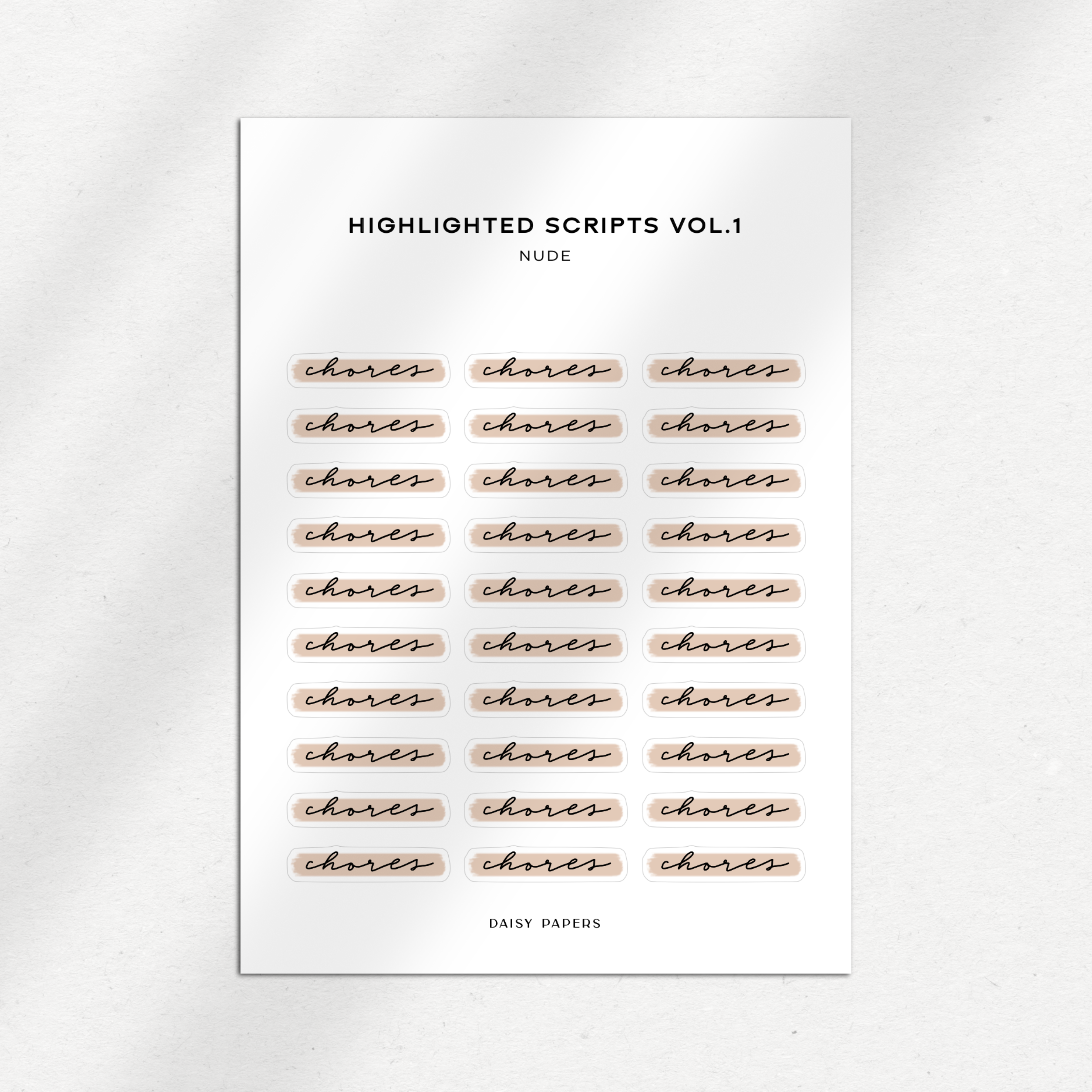 Highlighted Scripts Vol. 1