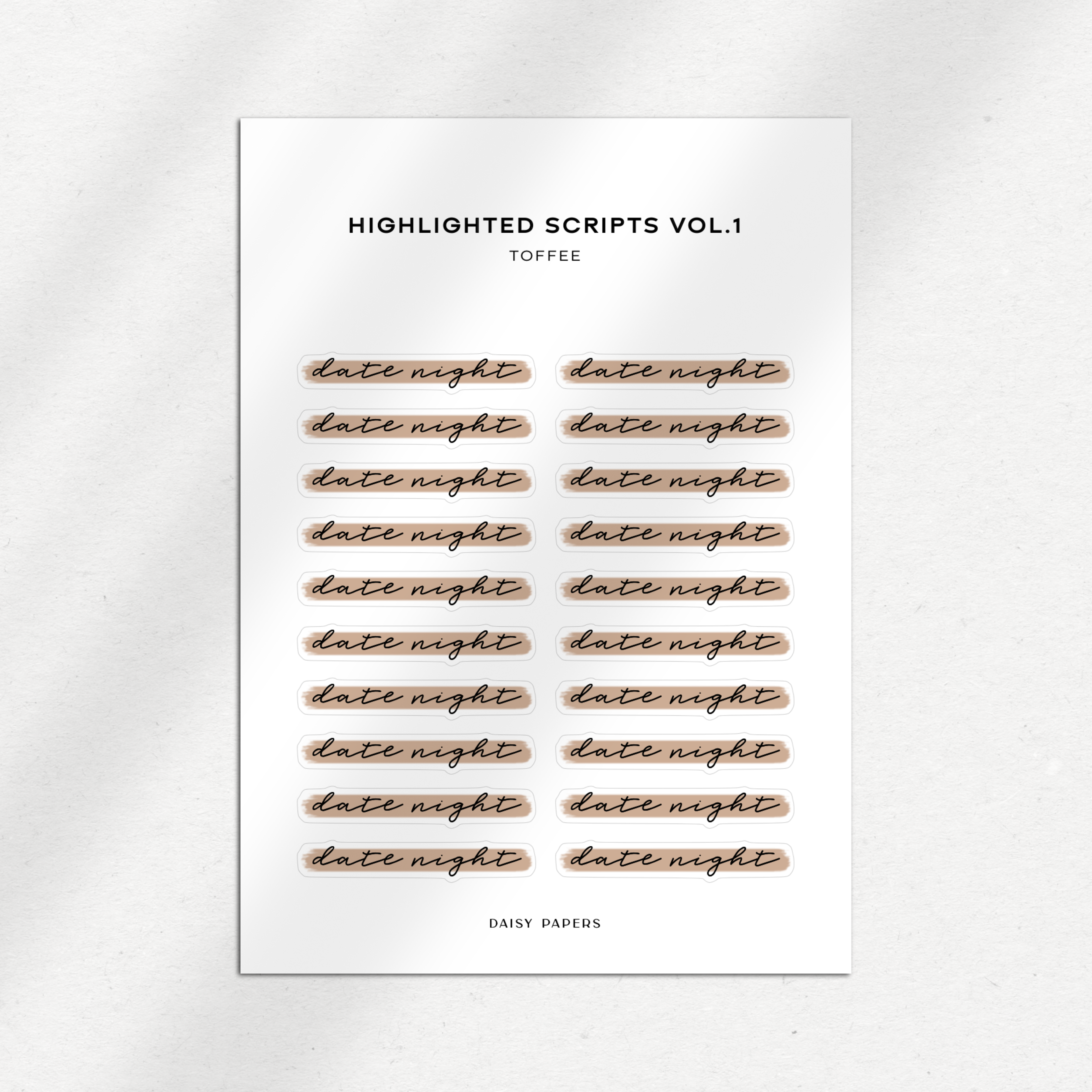 Highlighted Scripts Vol. 1