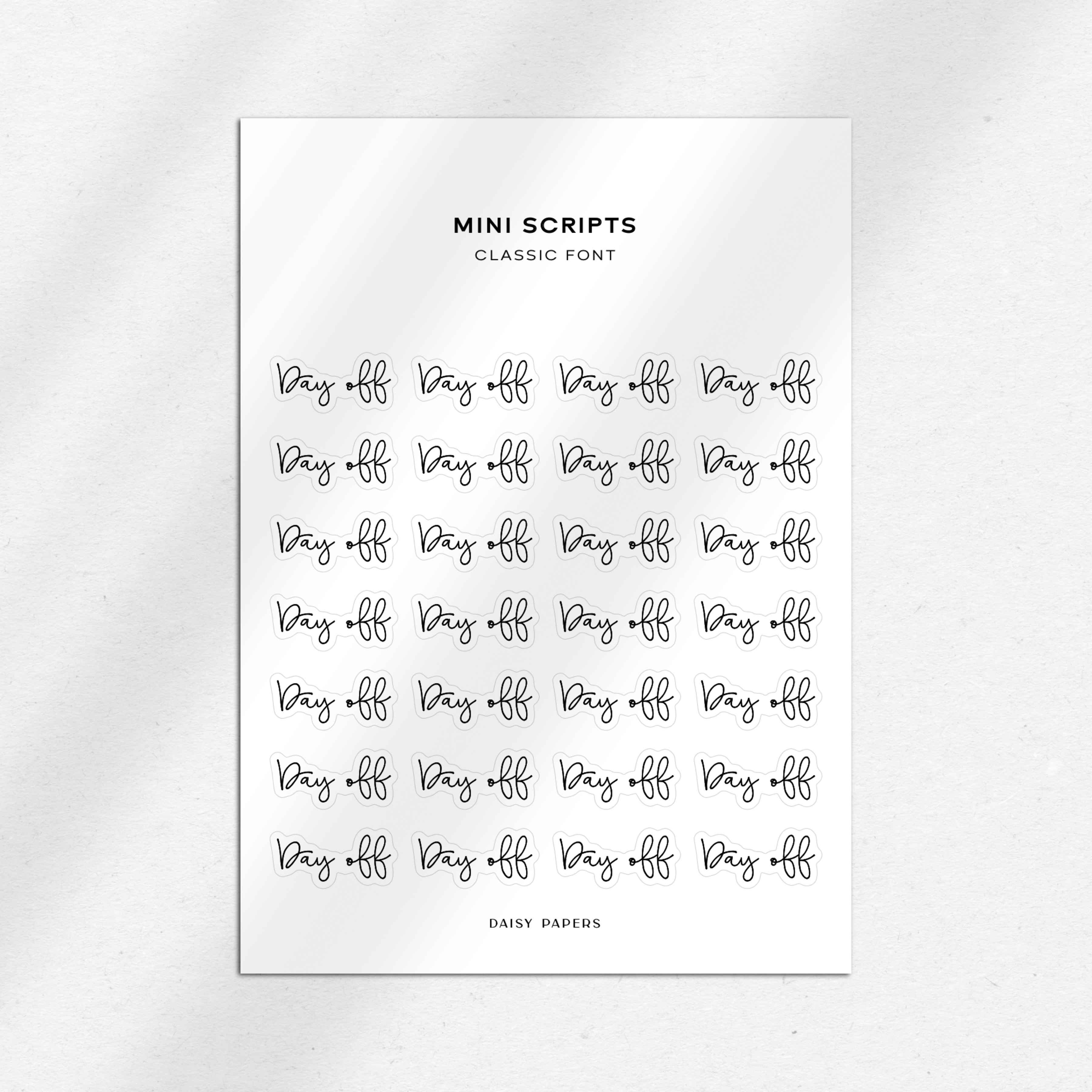 Classic Font Mini Scripts