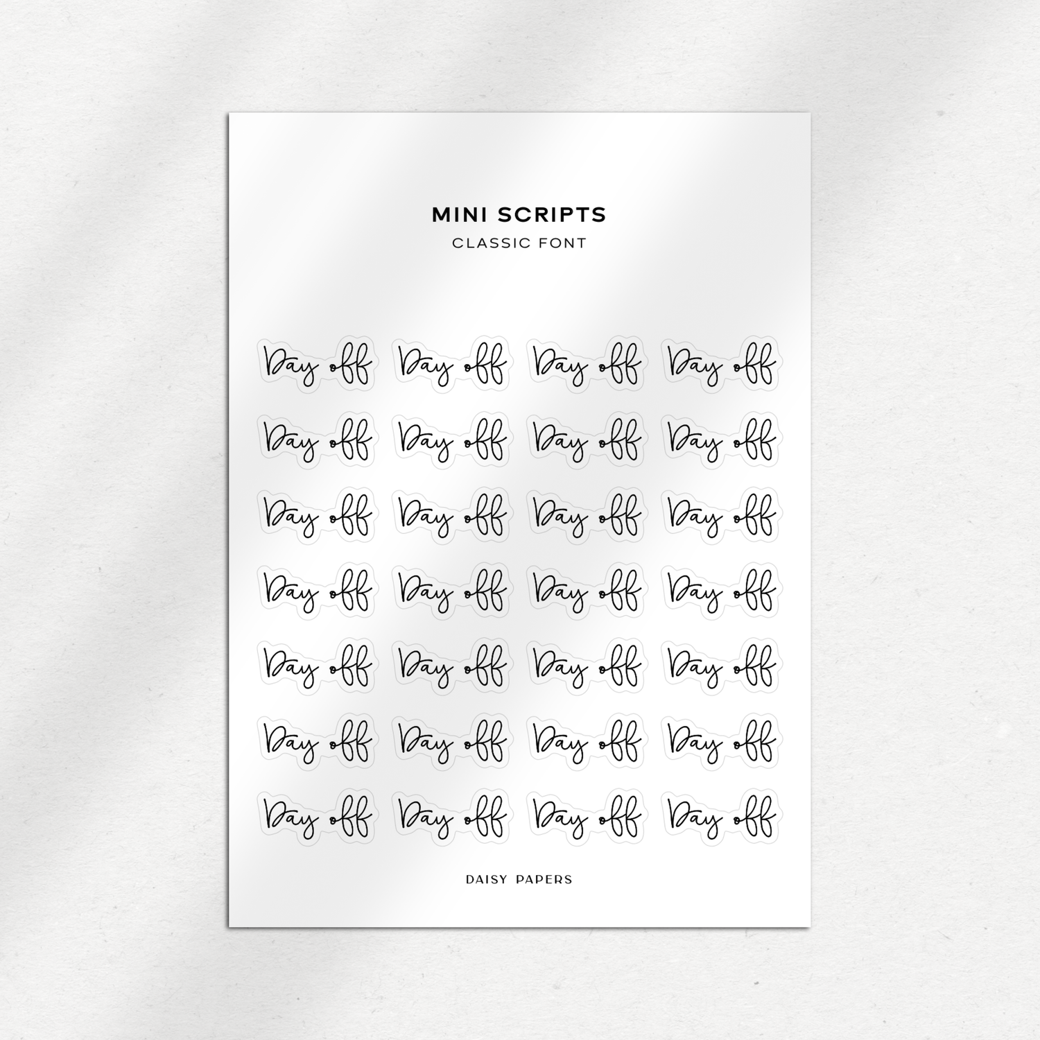 Classic Font Mini Scripts