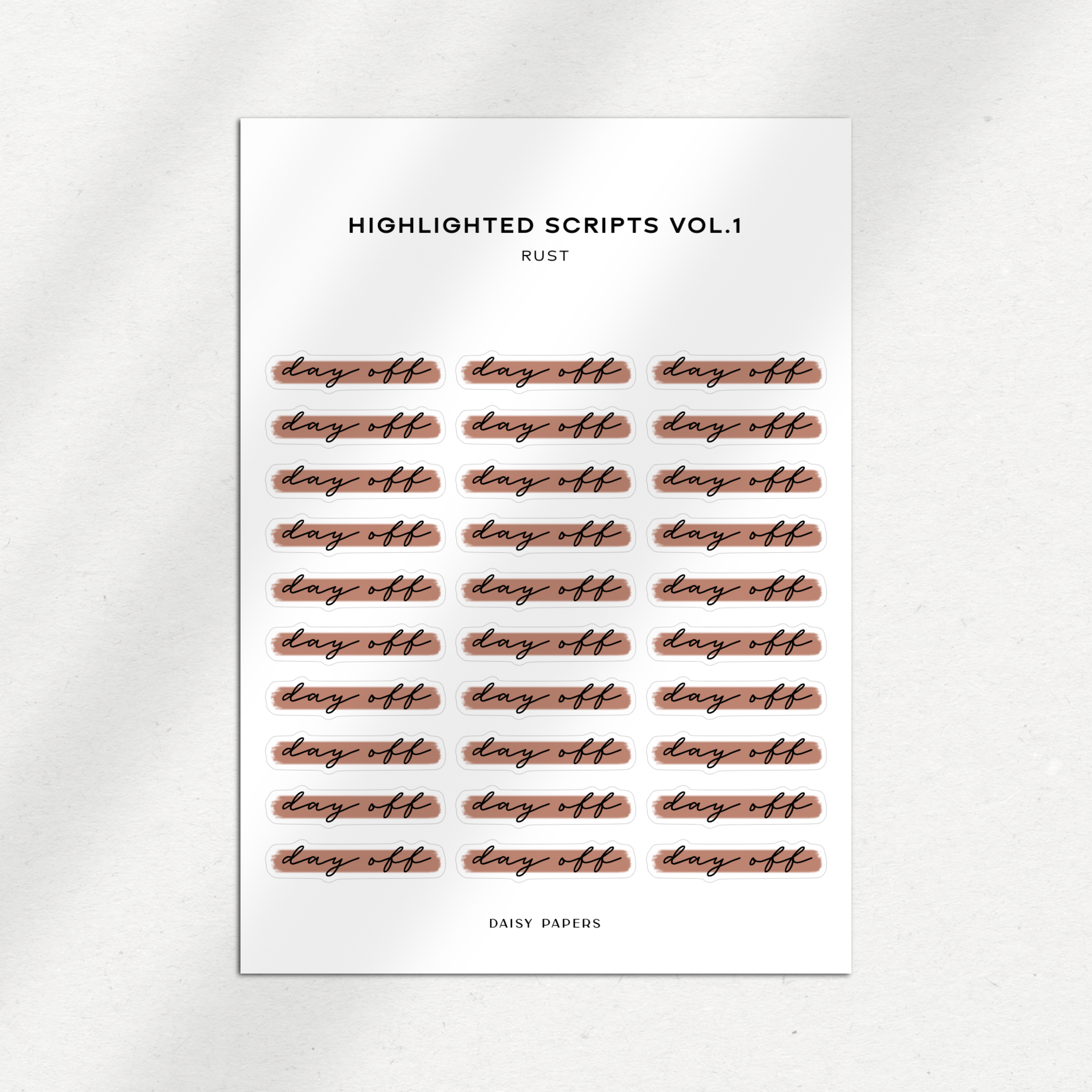 Highlighted Scripts Vol. 1