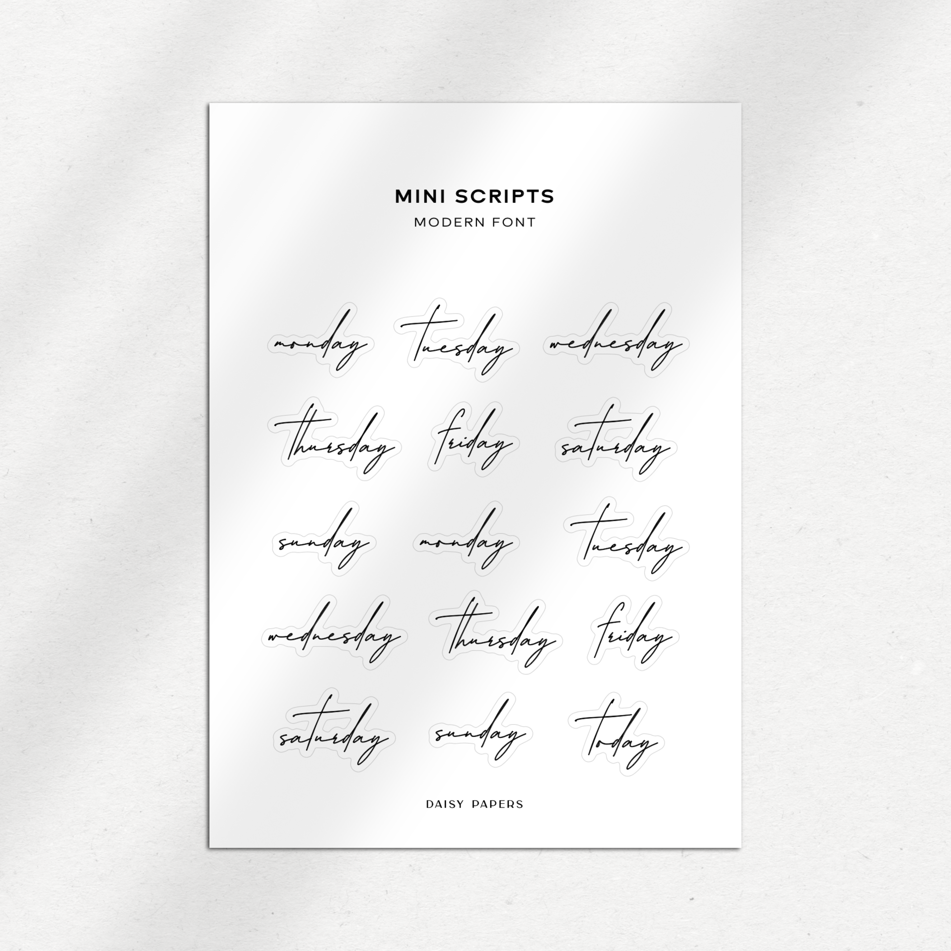 Modern Font Mini Scripts