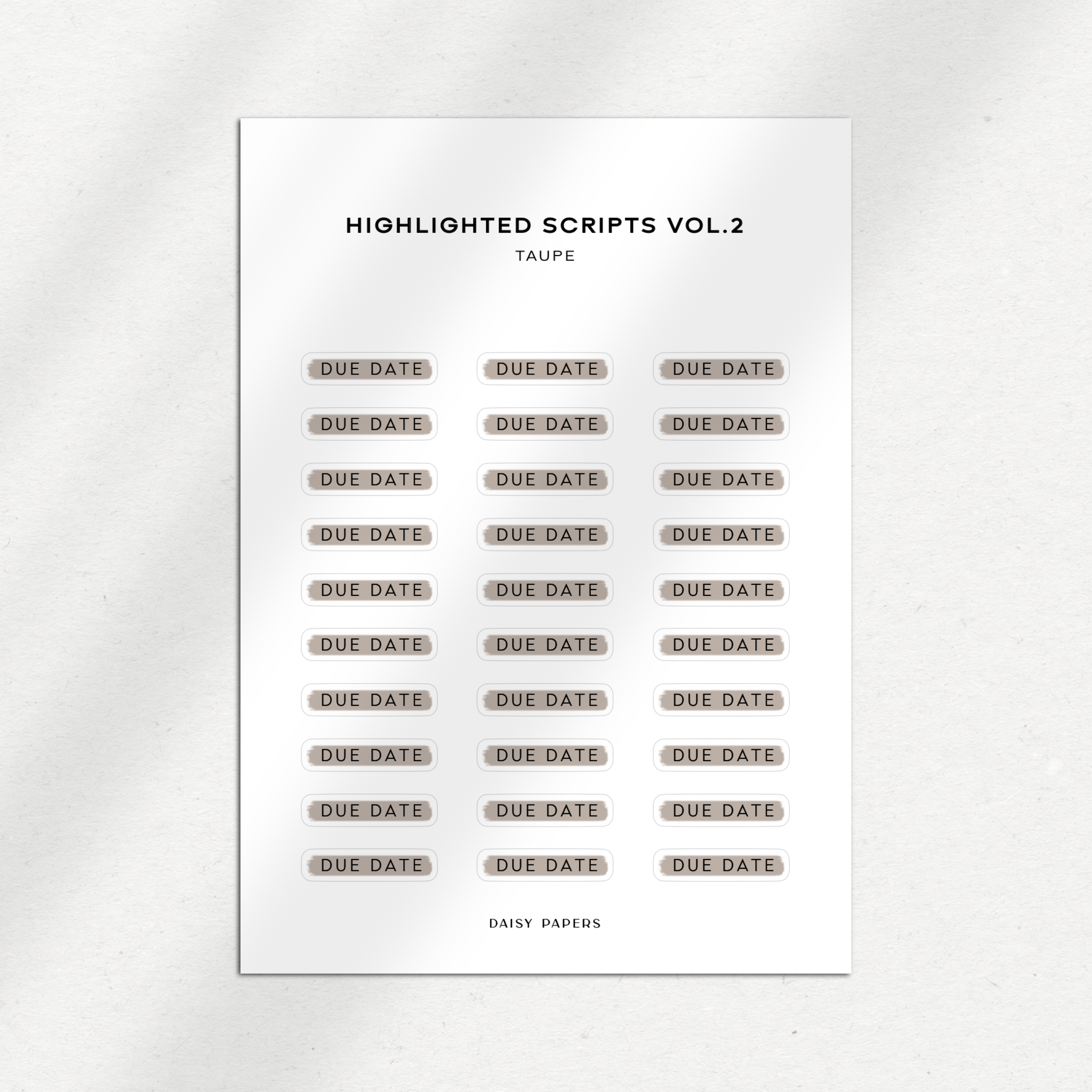 Highlighted Scripts Vol. 2
