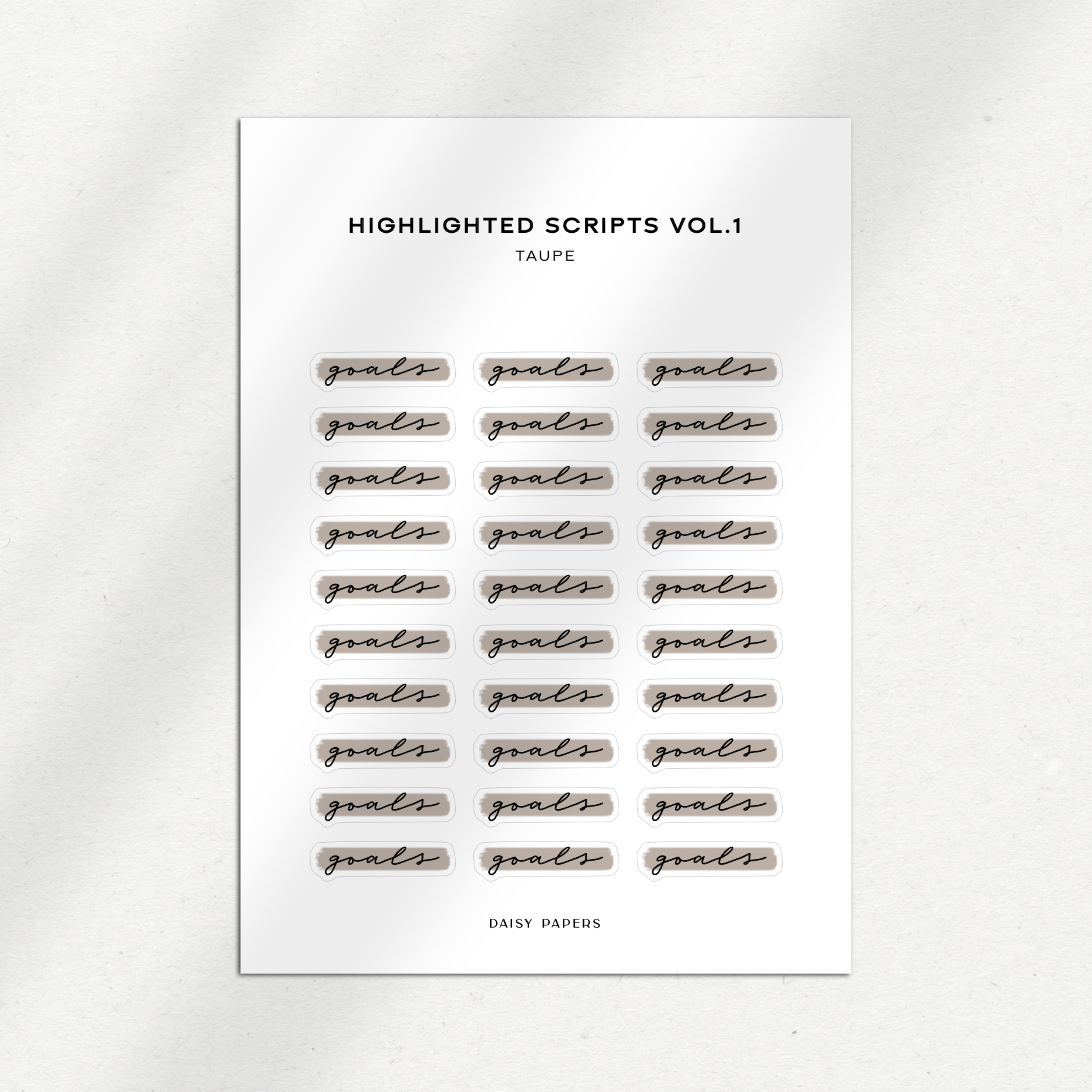 Highlighted Scripts Vol. 1