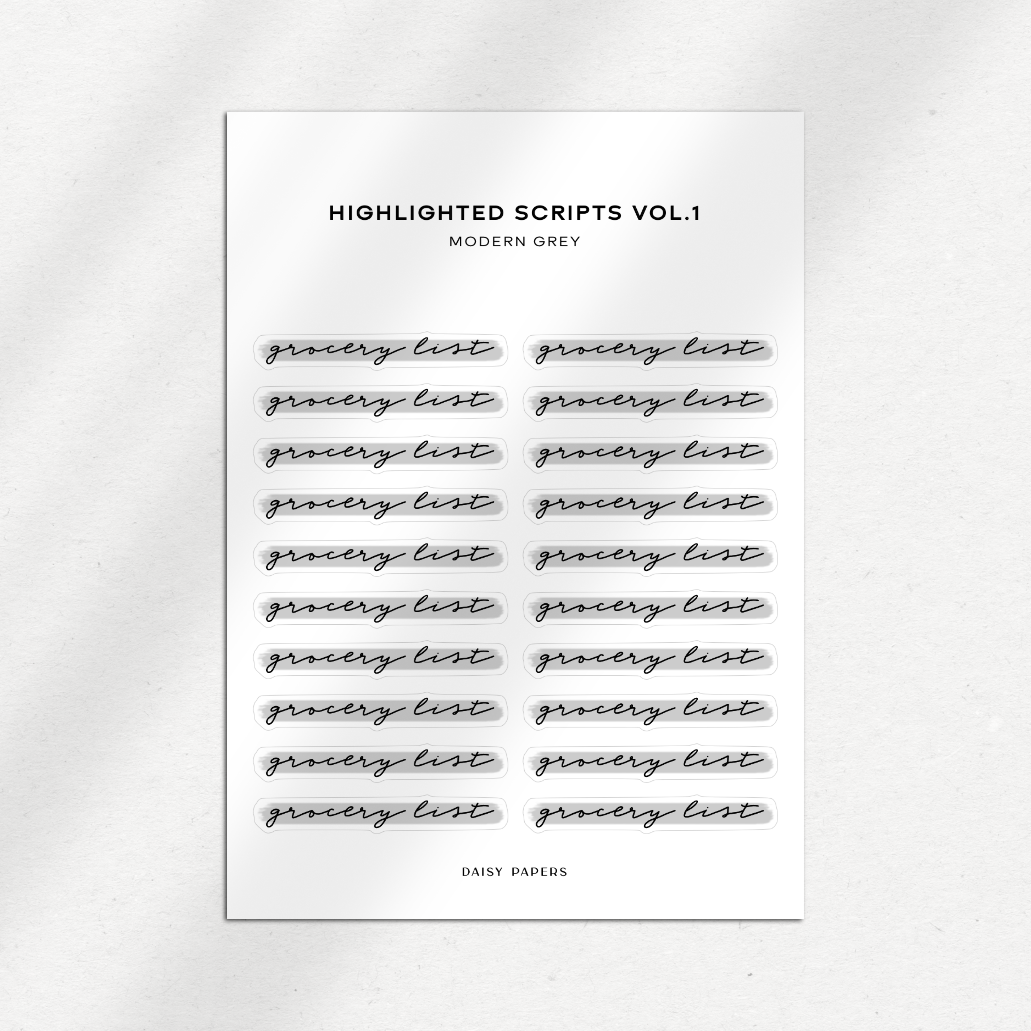 Highlighted Scripts Vol. 1