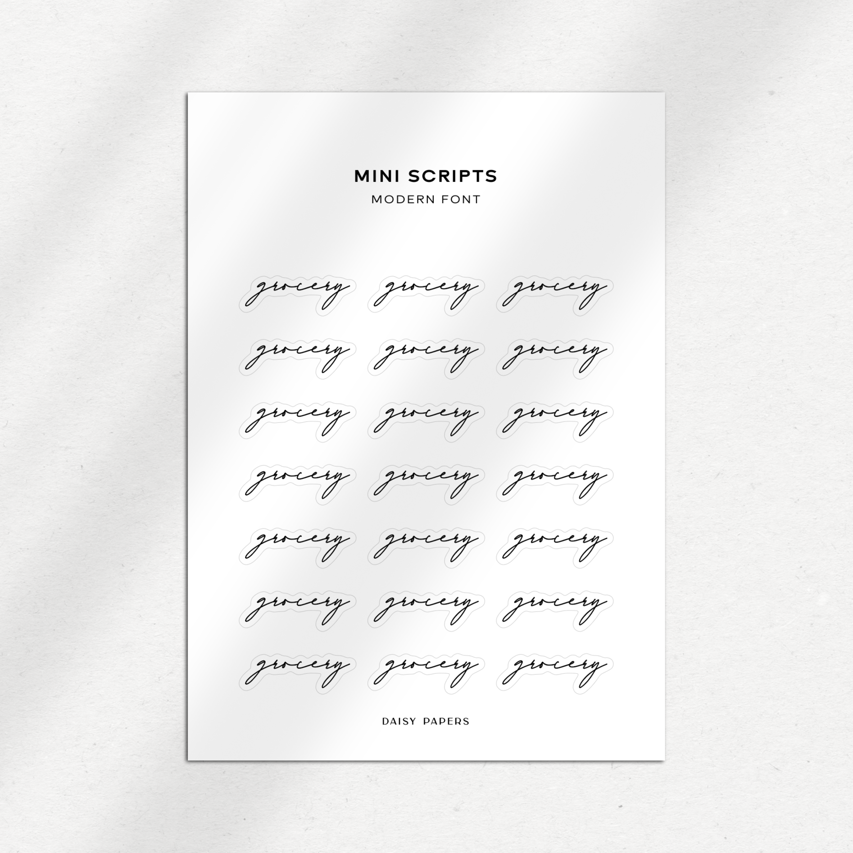 Modern Font Mini Scripts