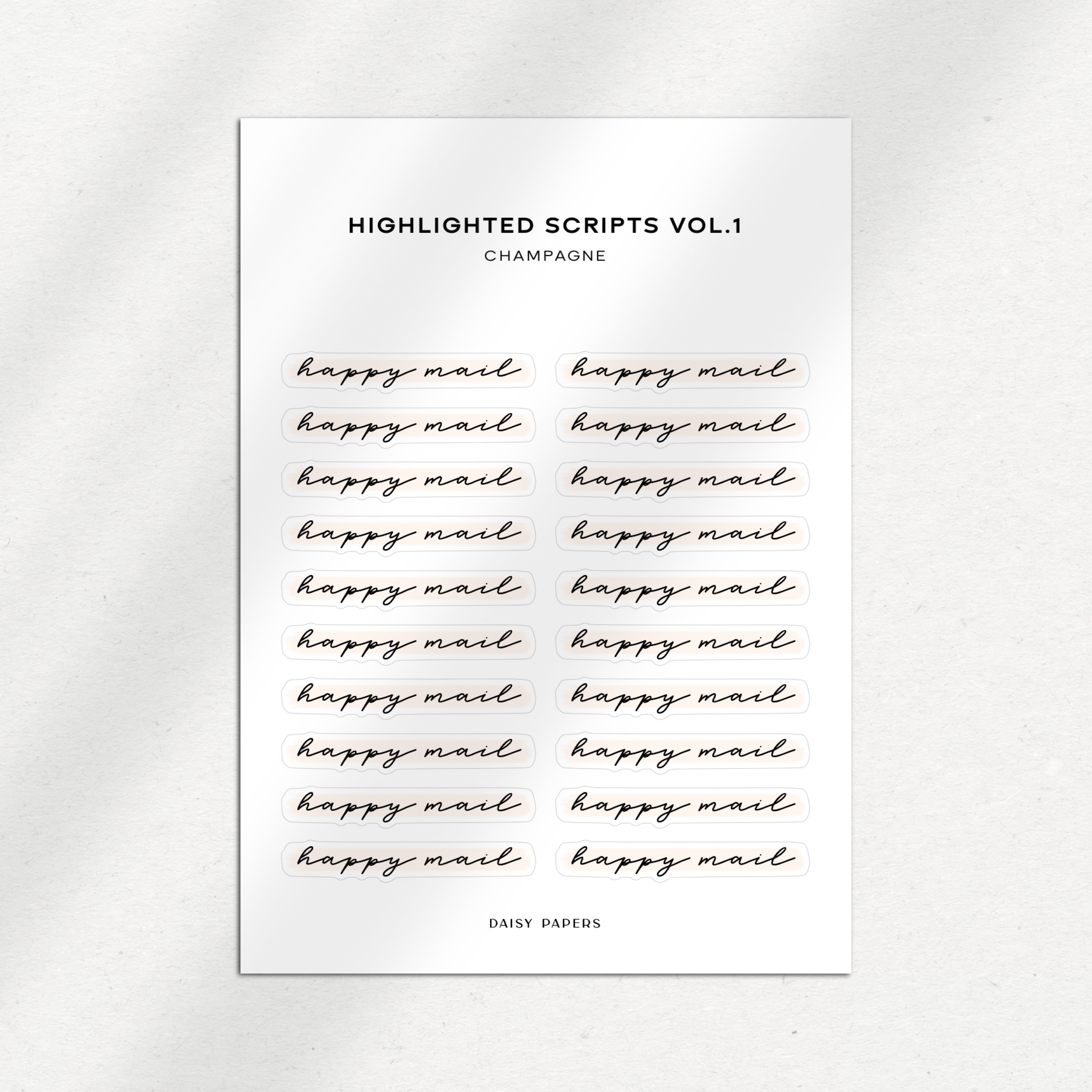 Highlighted Scripts Vol. 1