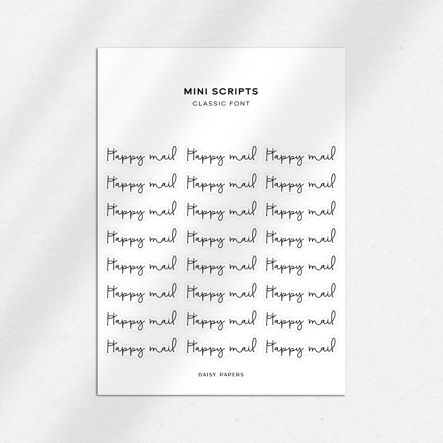 Classic Font Mini Scripts