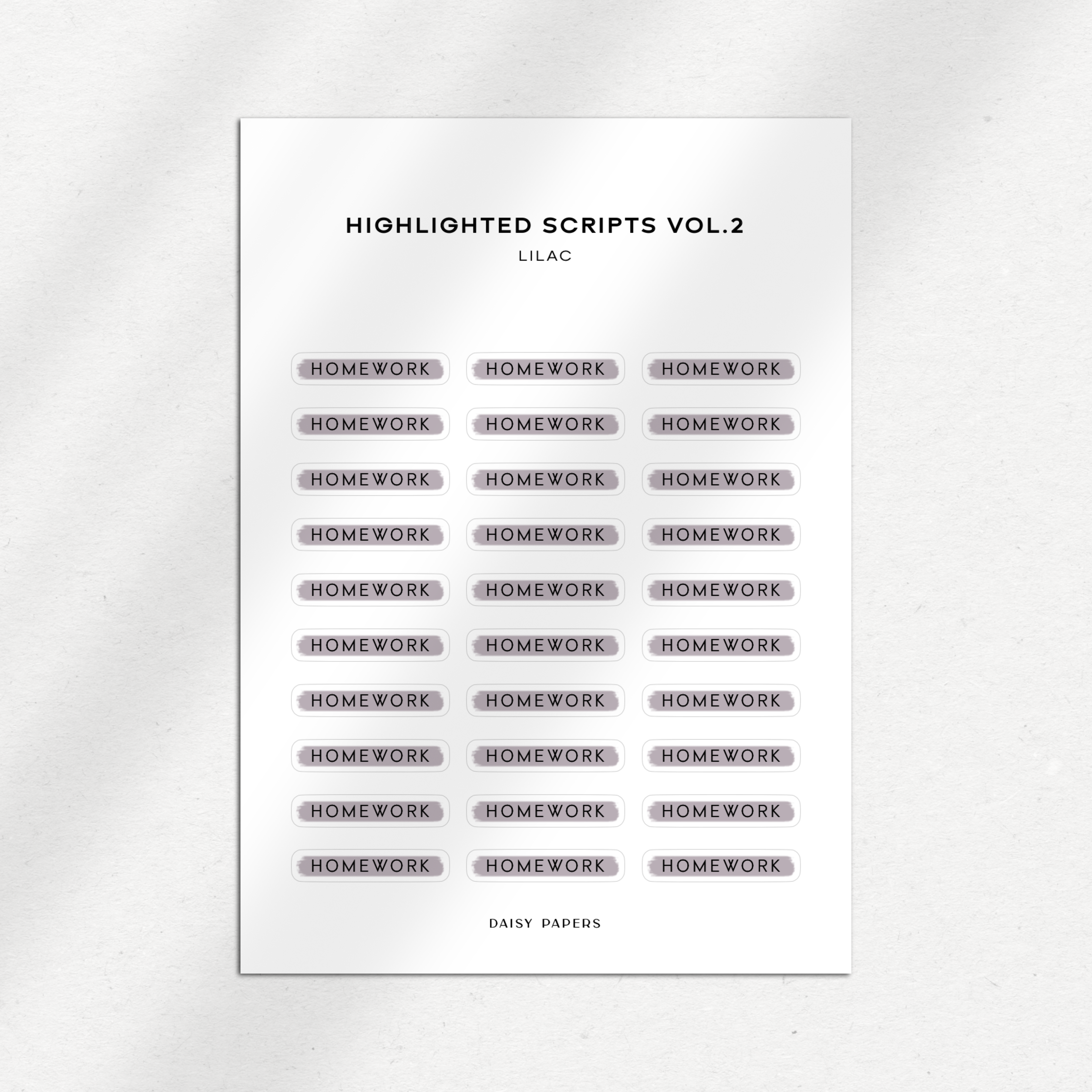 Highlighted Scripts Vol. 2