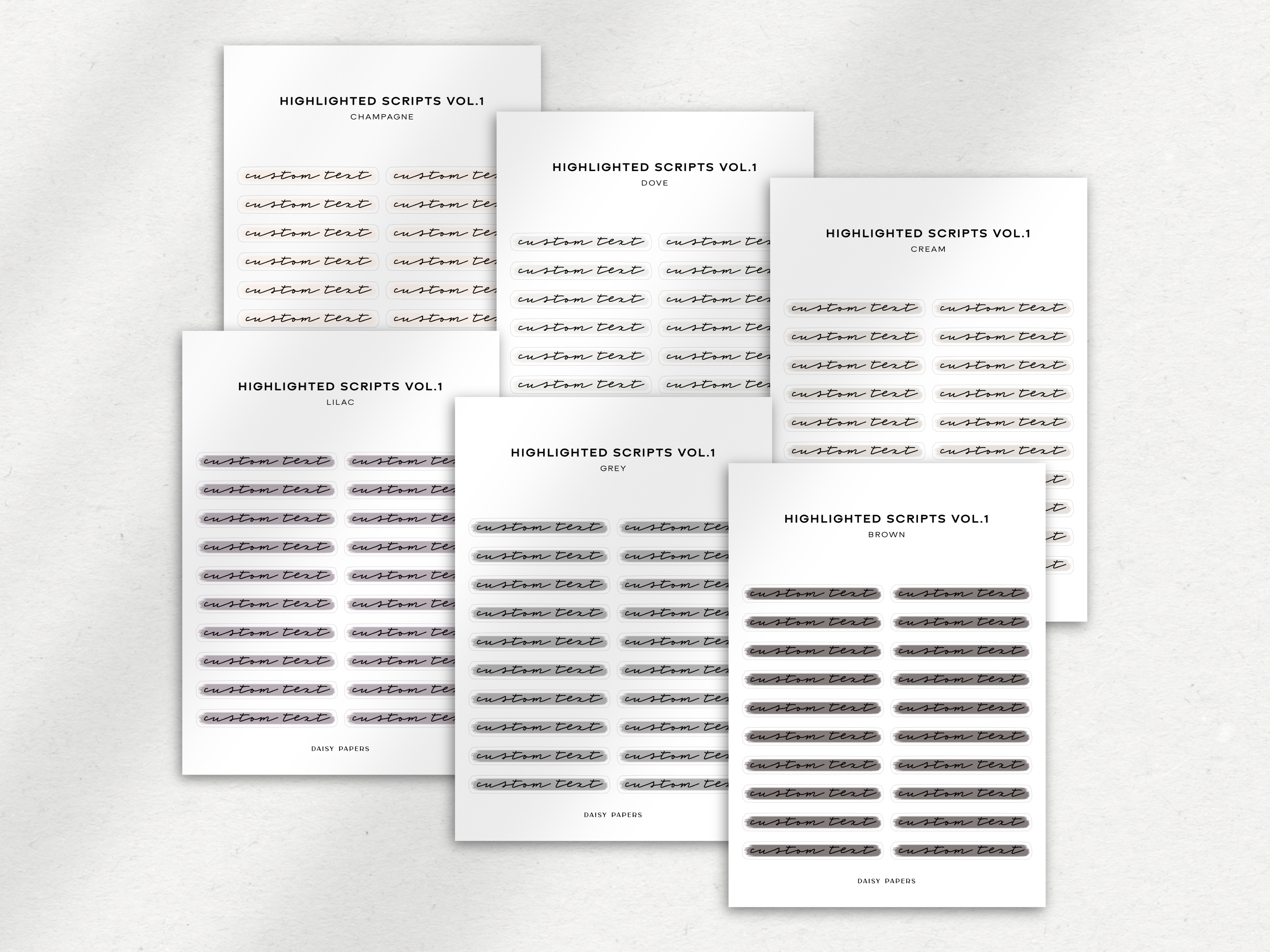 Highlighted Scripts Vol.1 - Custom Scripts