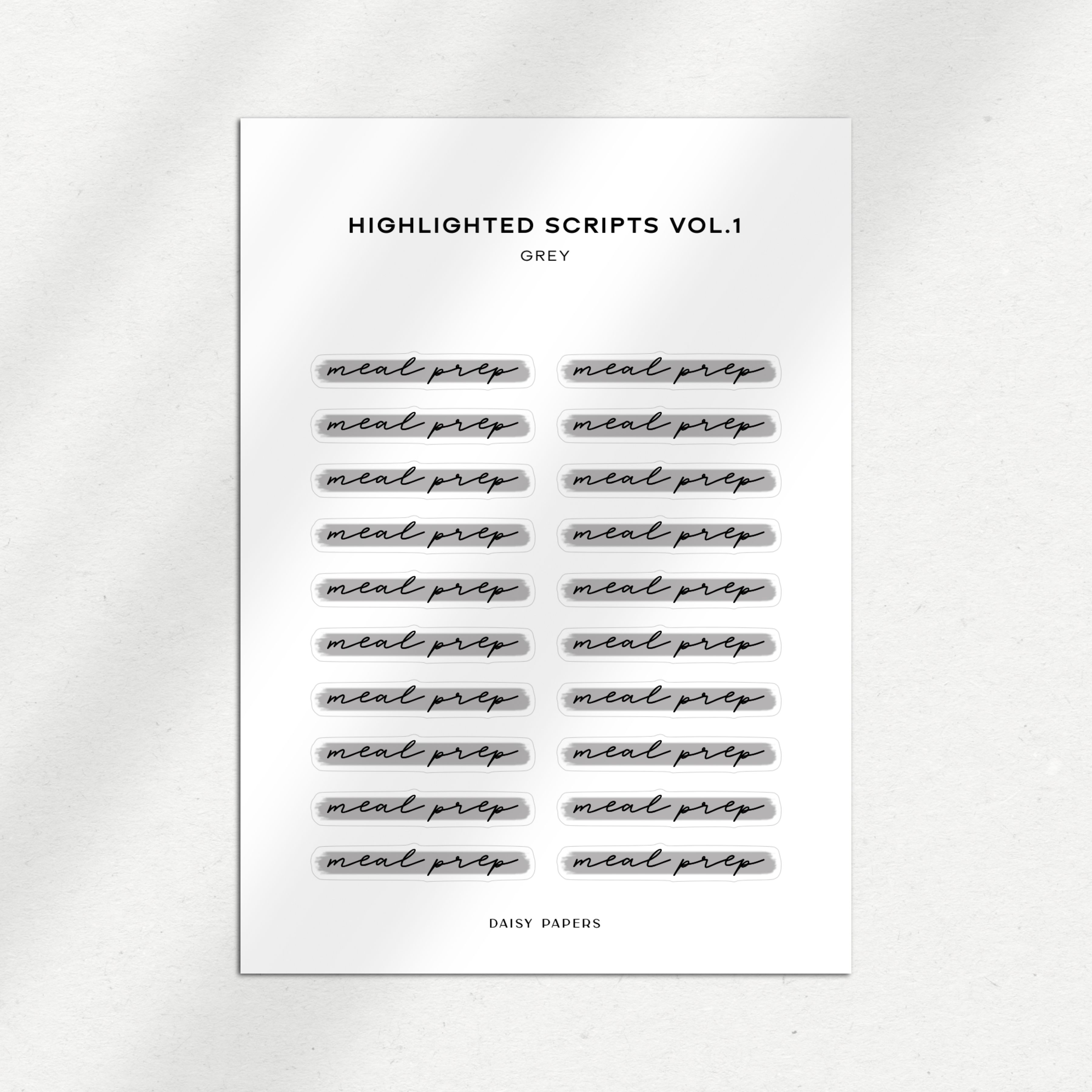 Highlighted Scripts Vol. 1