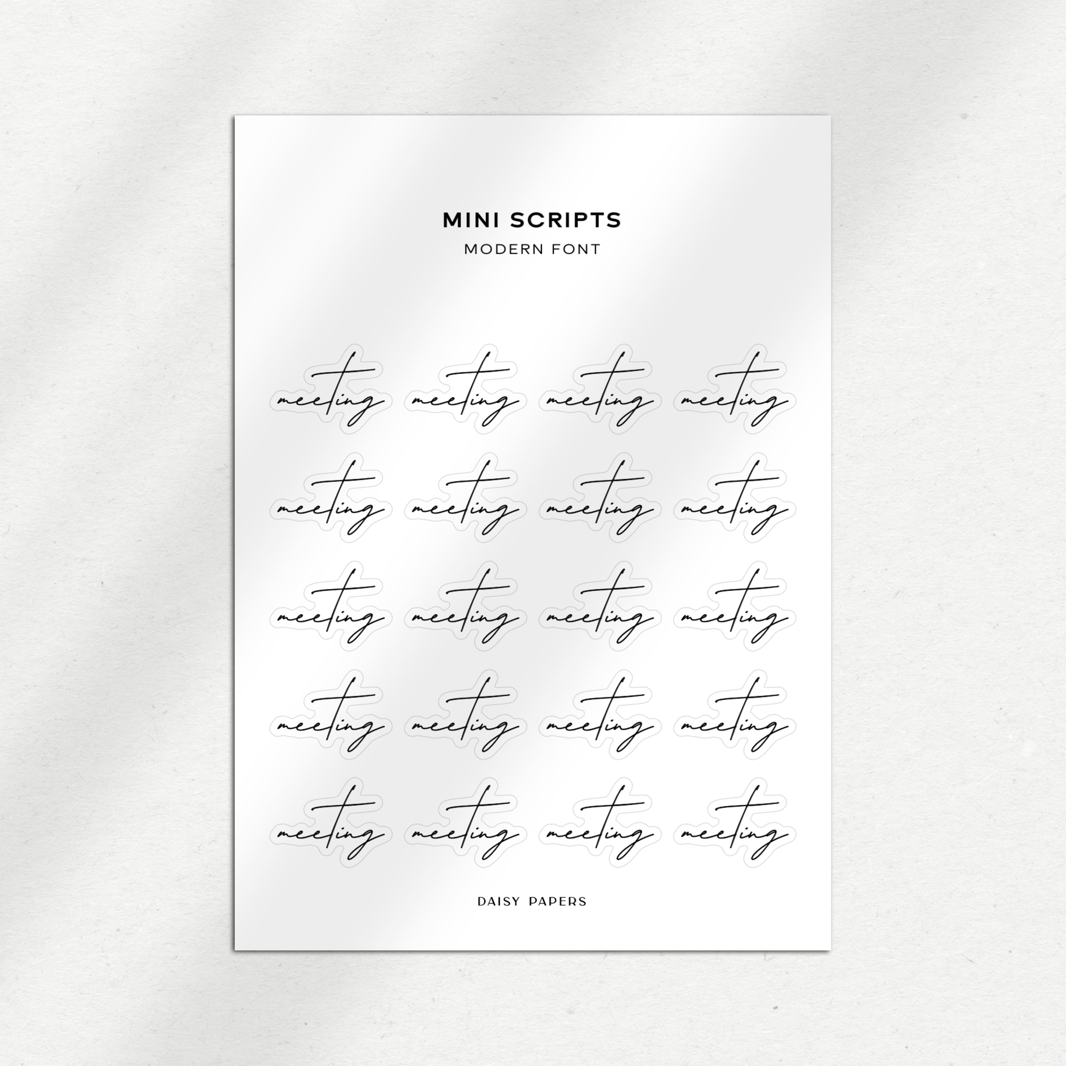 Modern Font Mini Scripts