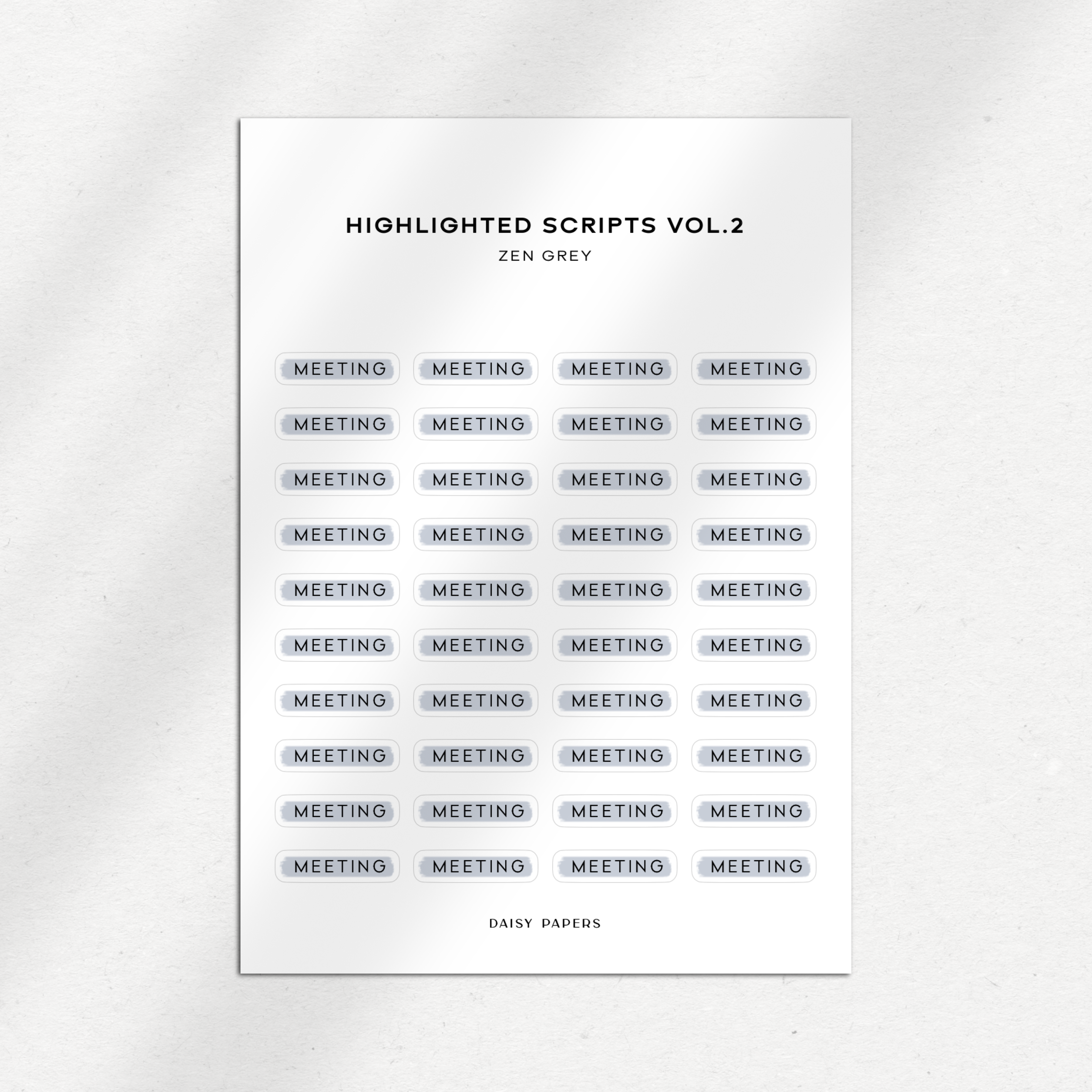 Highlighted Scripts Vol. 2