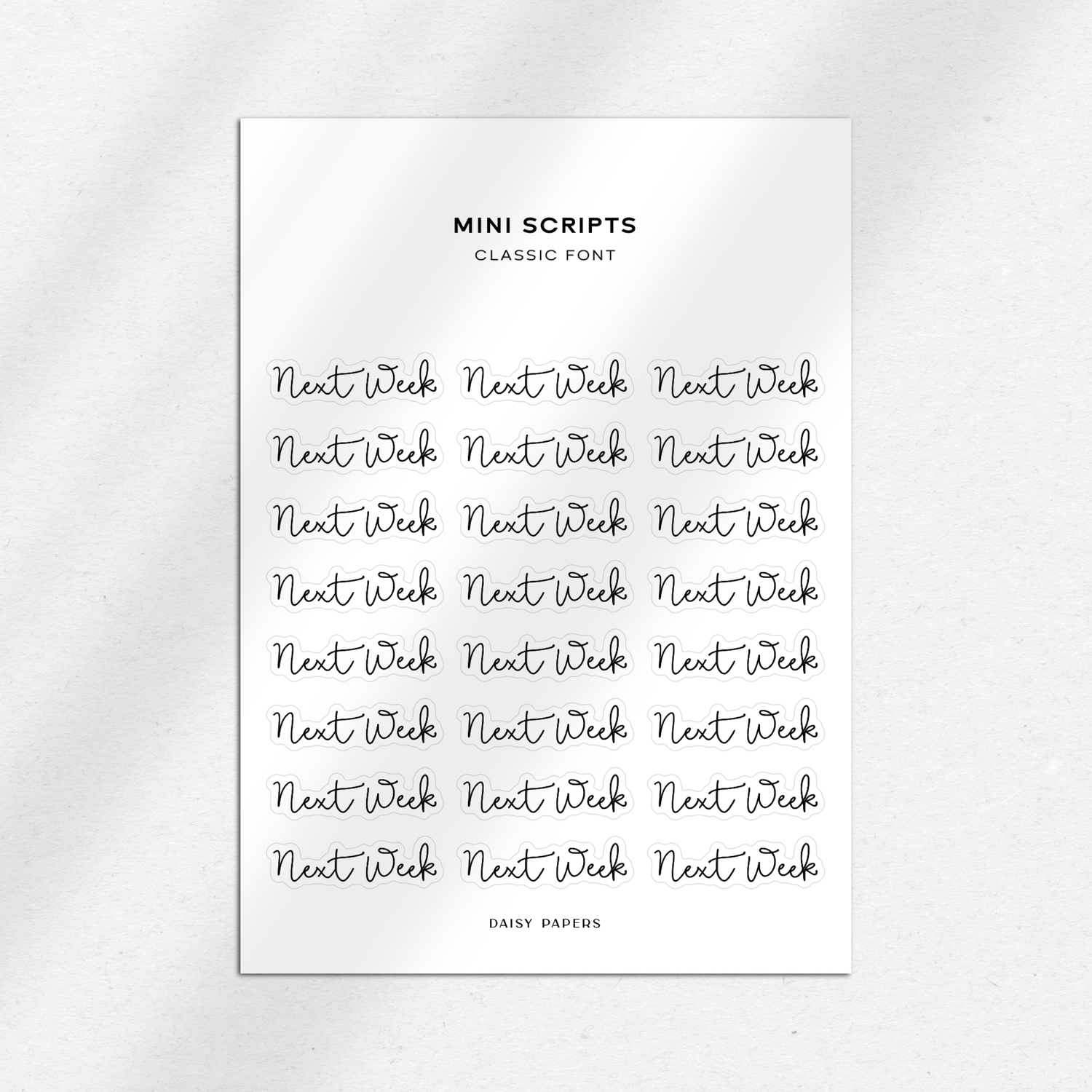 Classic Font Mini Scripts